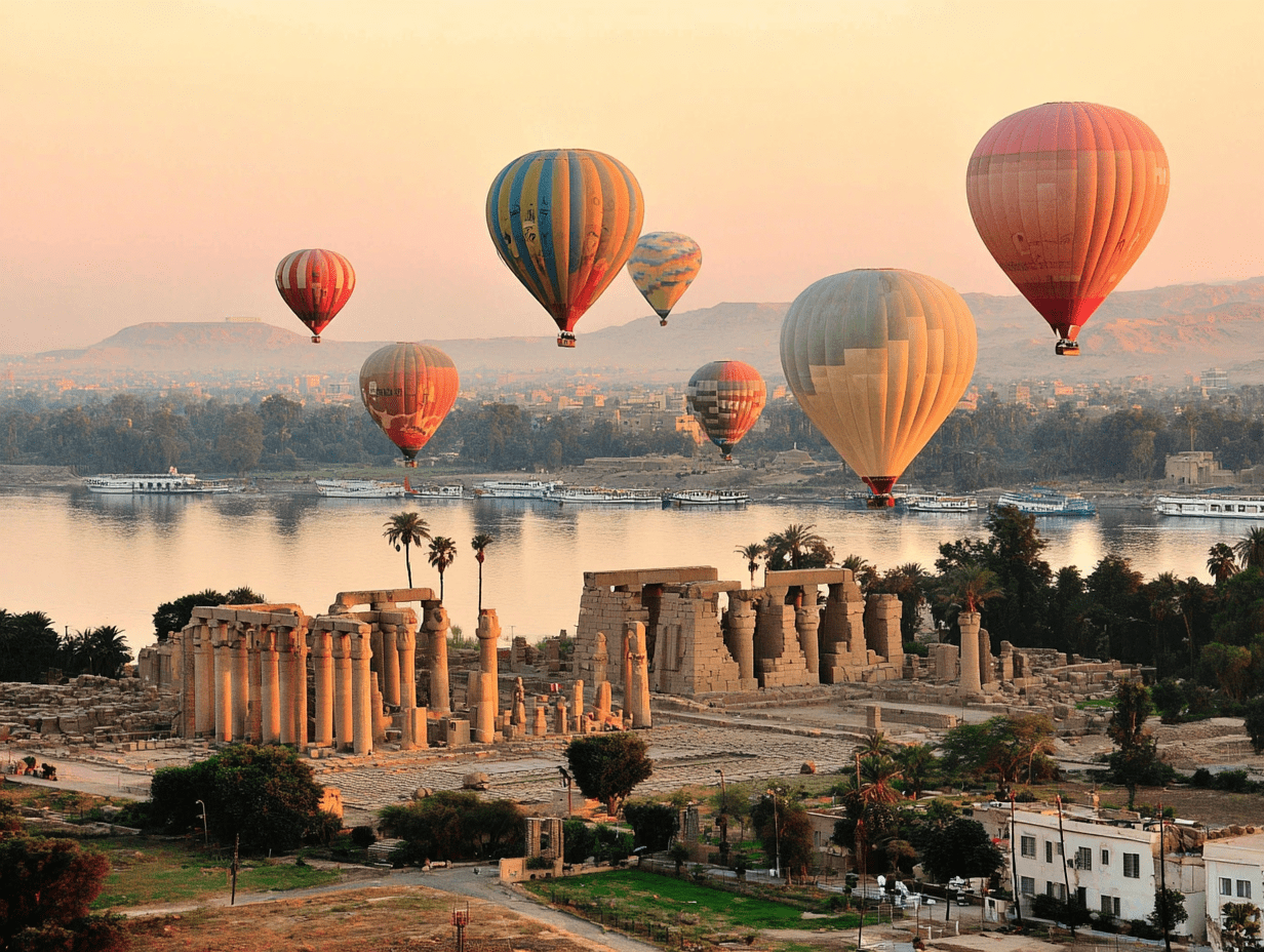 Sunrise Hot Air Balloon Ride in Luxor 