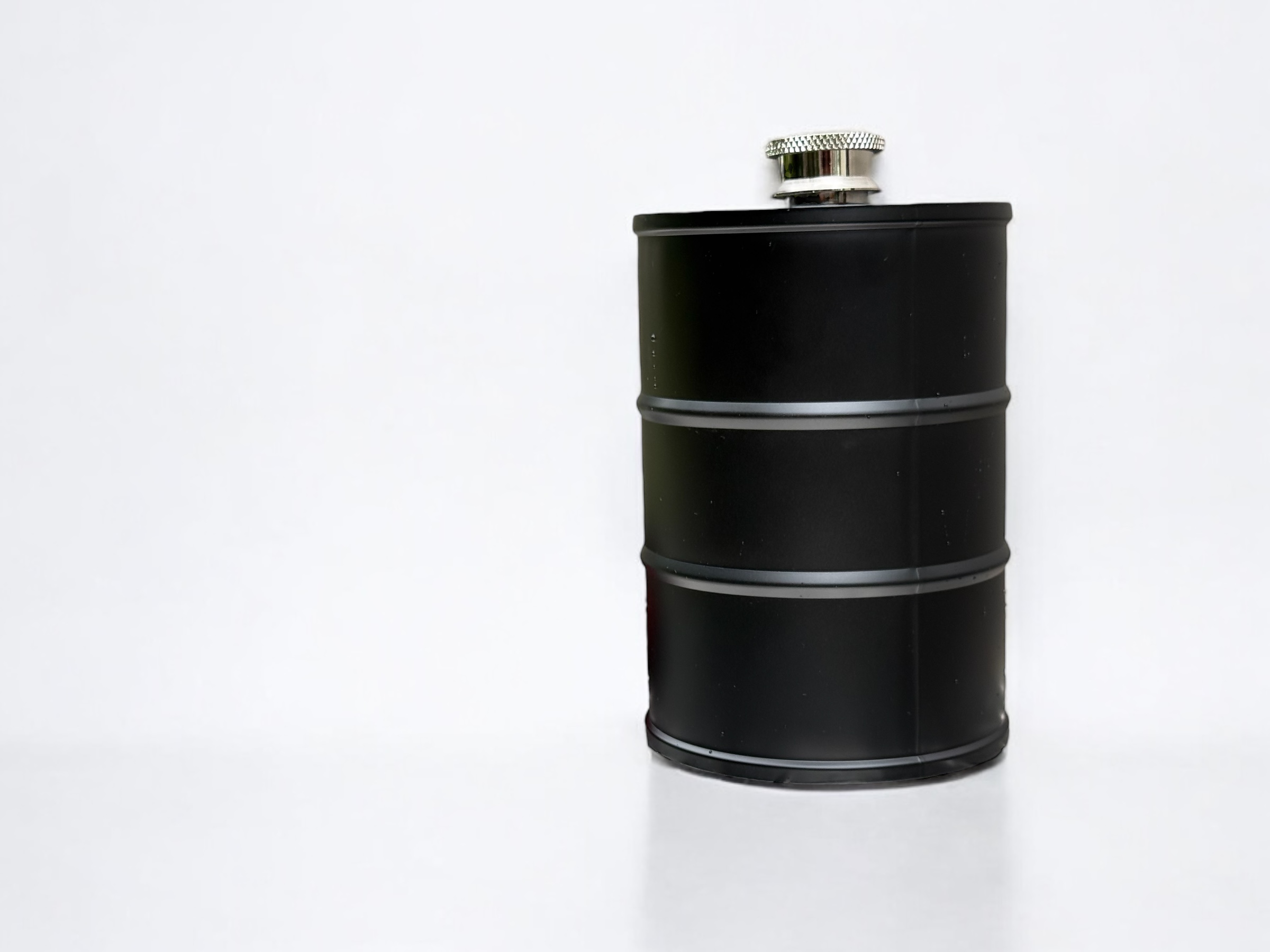 36 Pack: Custom Laser-Engraved 25oz Stainless Steel Drum Flasks