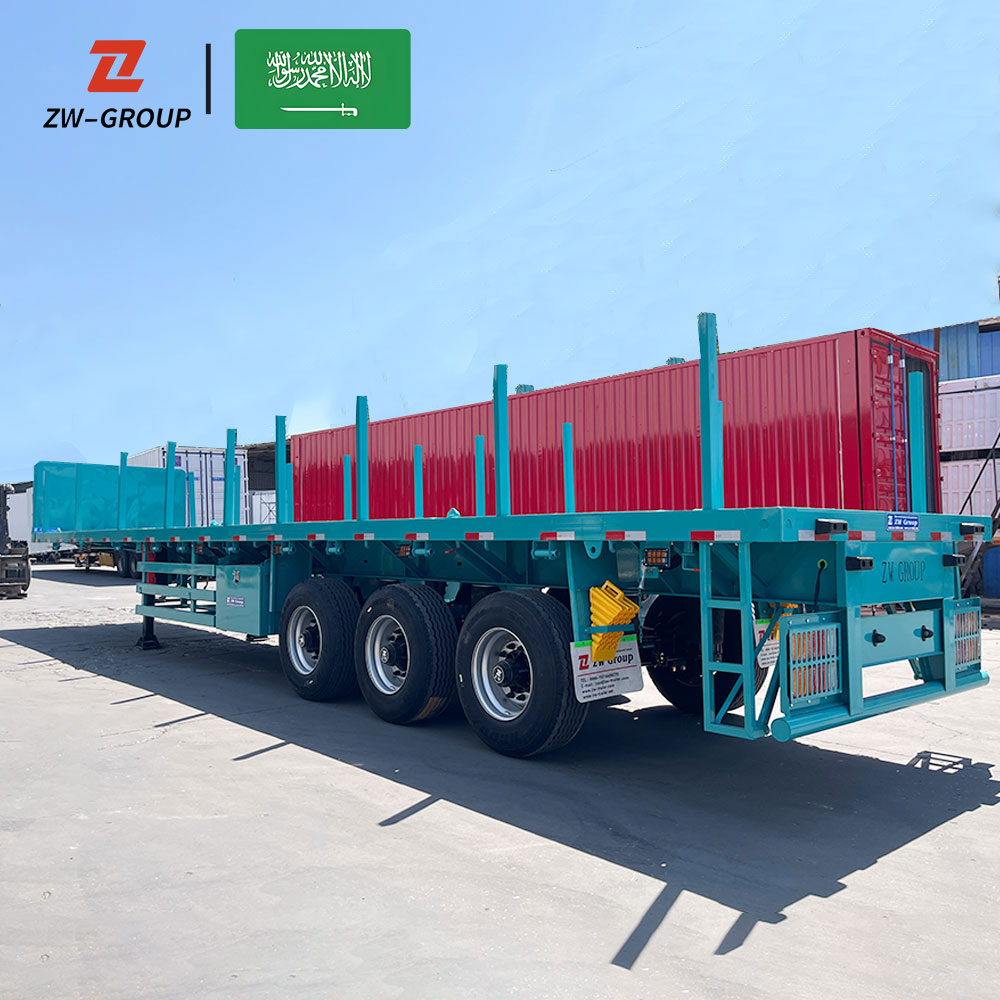 3 Axle Flatbed Semi Trailer