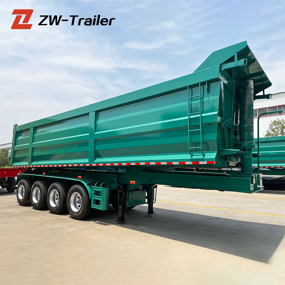 4 Axle Cargo Tipper Semi Trailer