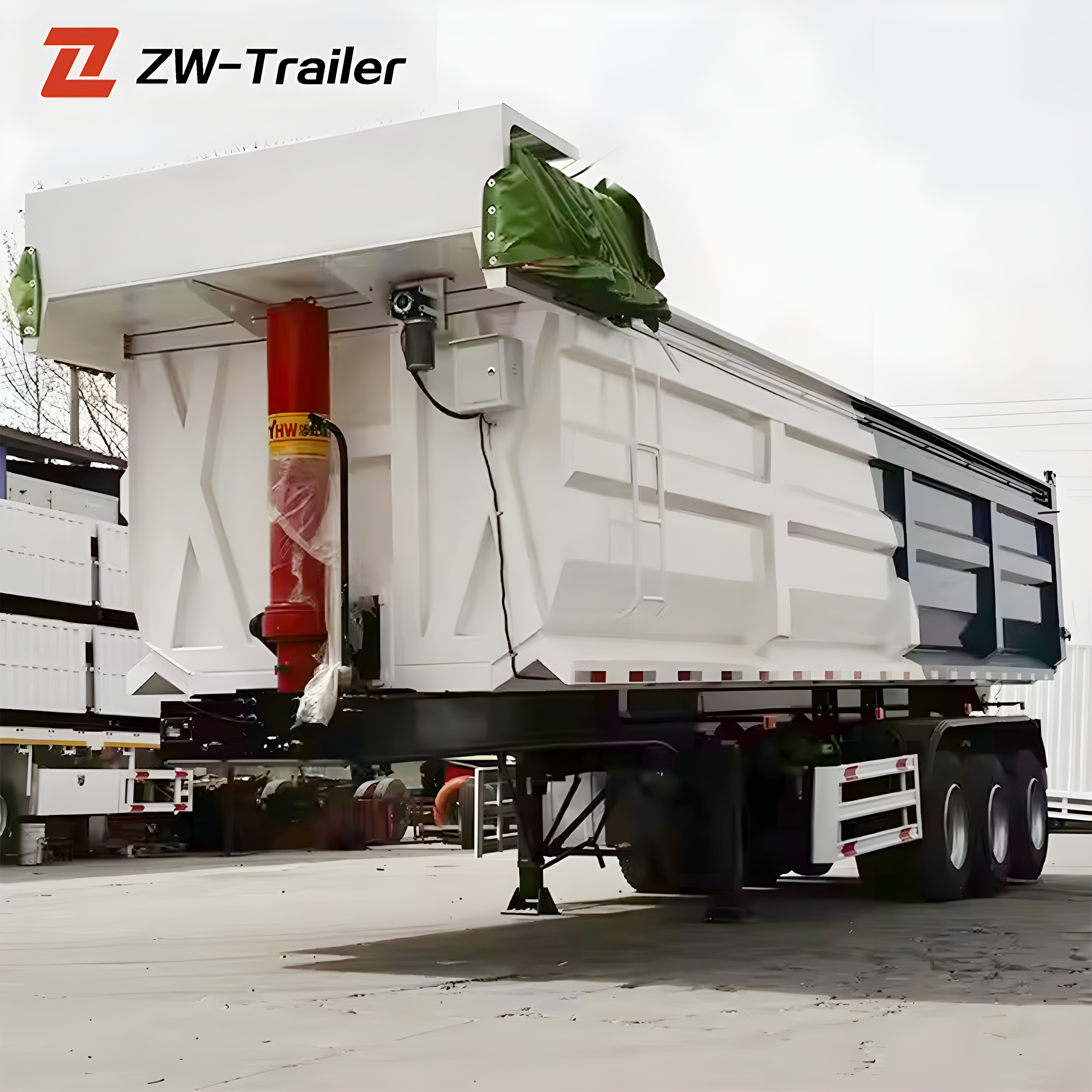 3 Axle Dump Semi Trailer for sale