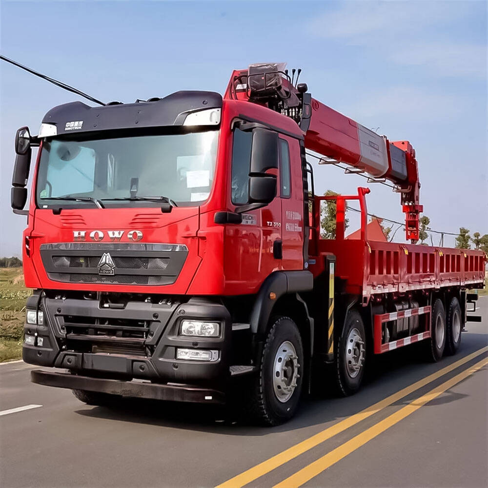 HOWO TX 8×4 Heavy-Duty Truck Mounted Crane