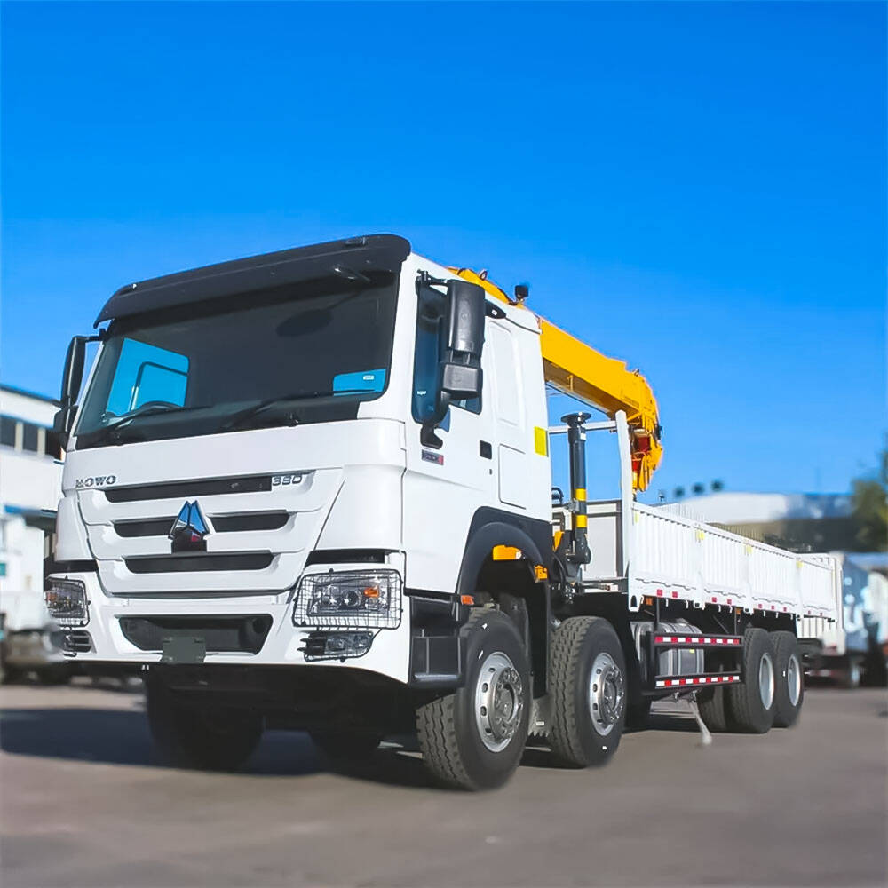 HOWO 380HP 8×4 Heavy-Duty Truck Crane