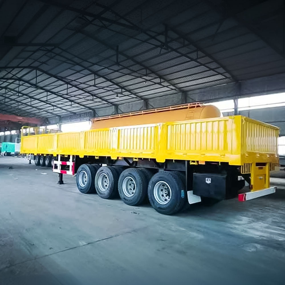 4 Axle 80T Side Wall Semi Trailer