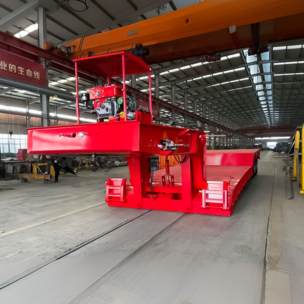 3 Axle 80 Ton Removable Gooseneck Lowboy Trailer