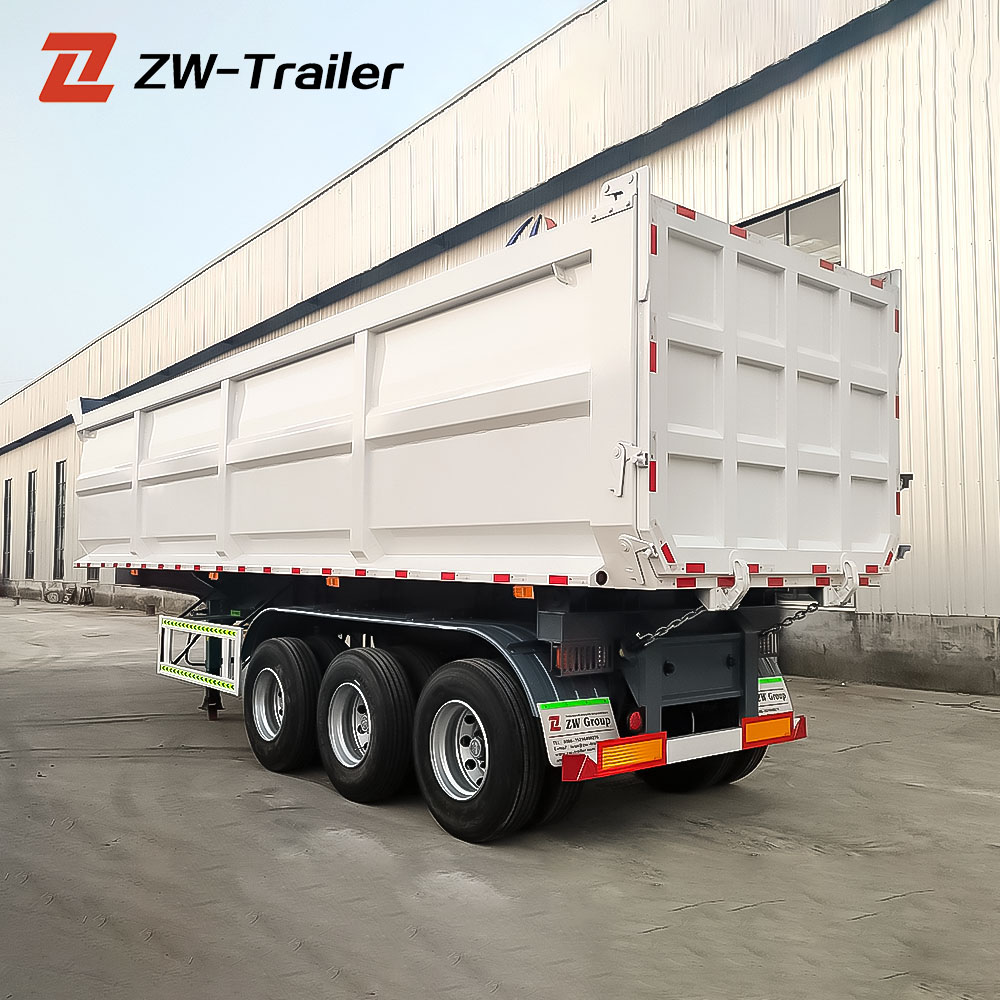 3 Axle Dump Semi Trailer