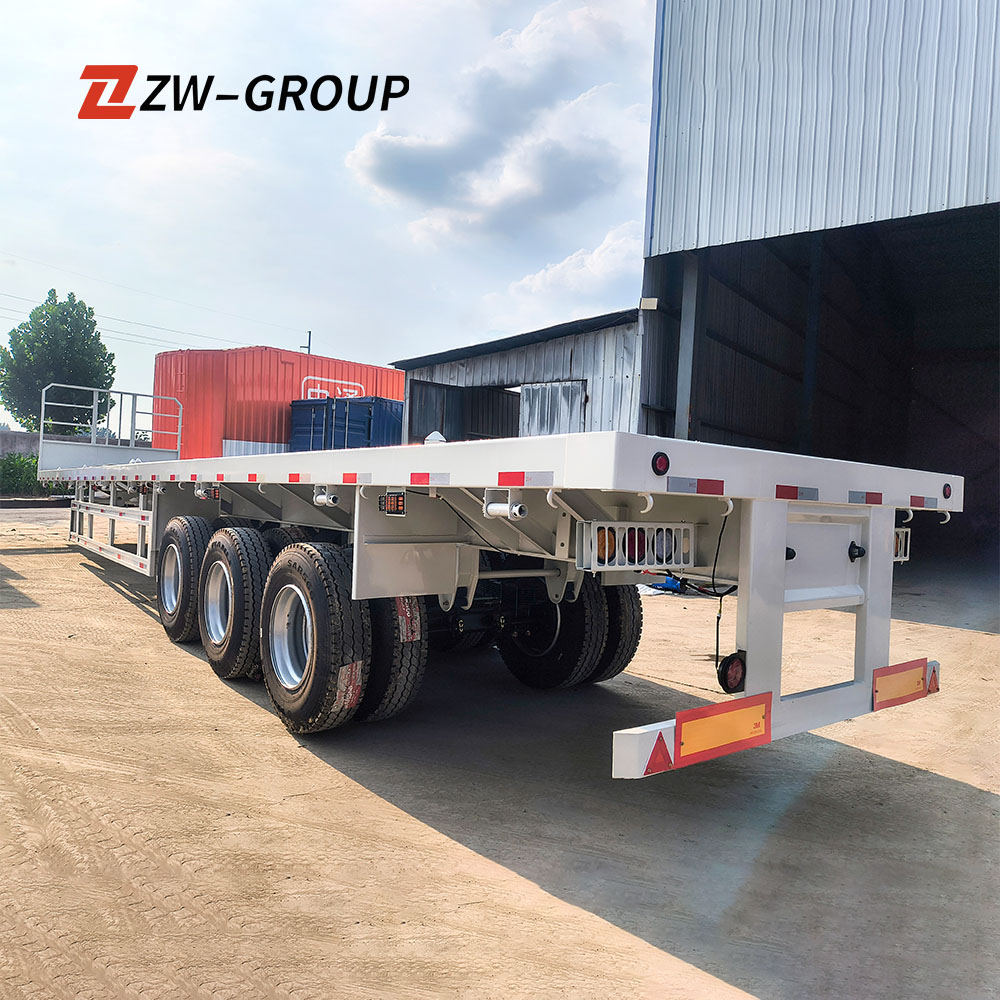 3 Axle Extendable Flatbed Semi Trailer