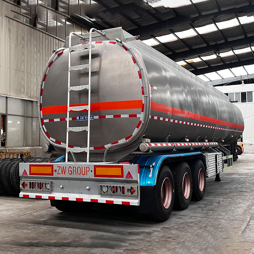 3 Axle Aluminum Fuel Tanker for sale