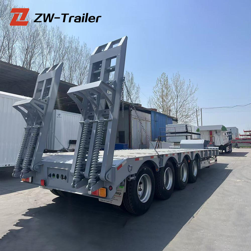 4 Axle Lowbed Semi Trailer