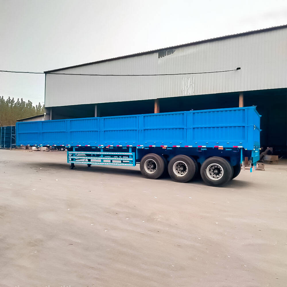 3 Axle 60T Side Wall Semi Trailer