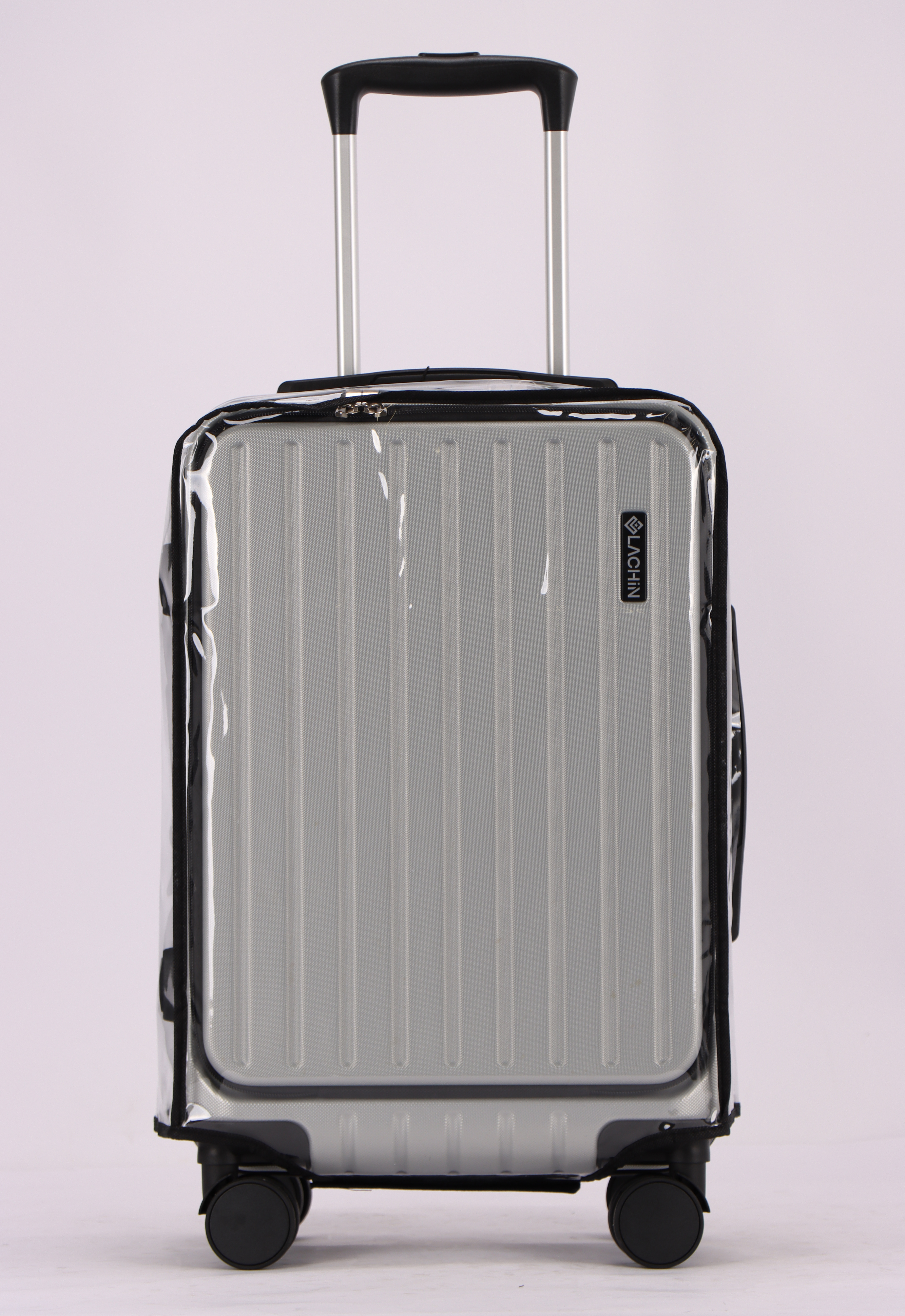 3-Piece Clear Luggage Cover Set – Waterproof, Dustproof PVC Suitcase Protectors (20", 24", 28") – Reusable Travel Covers for Checked & Carry-On Bags