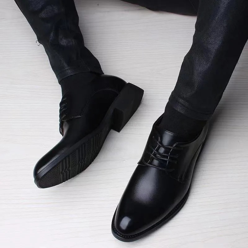 Leather Men Formal Shoes Luxury Brand 2023 Men's Loafers Dress Moccasins Breathable Slip on Black Driving Shoes Plus Size 38-44