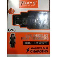 7 days dual usb charger