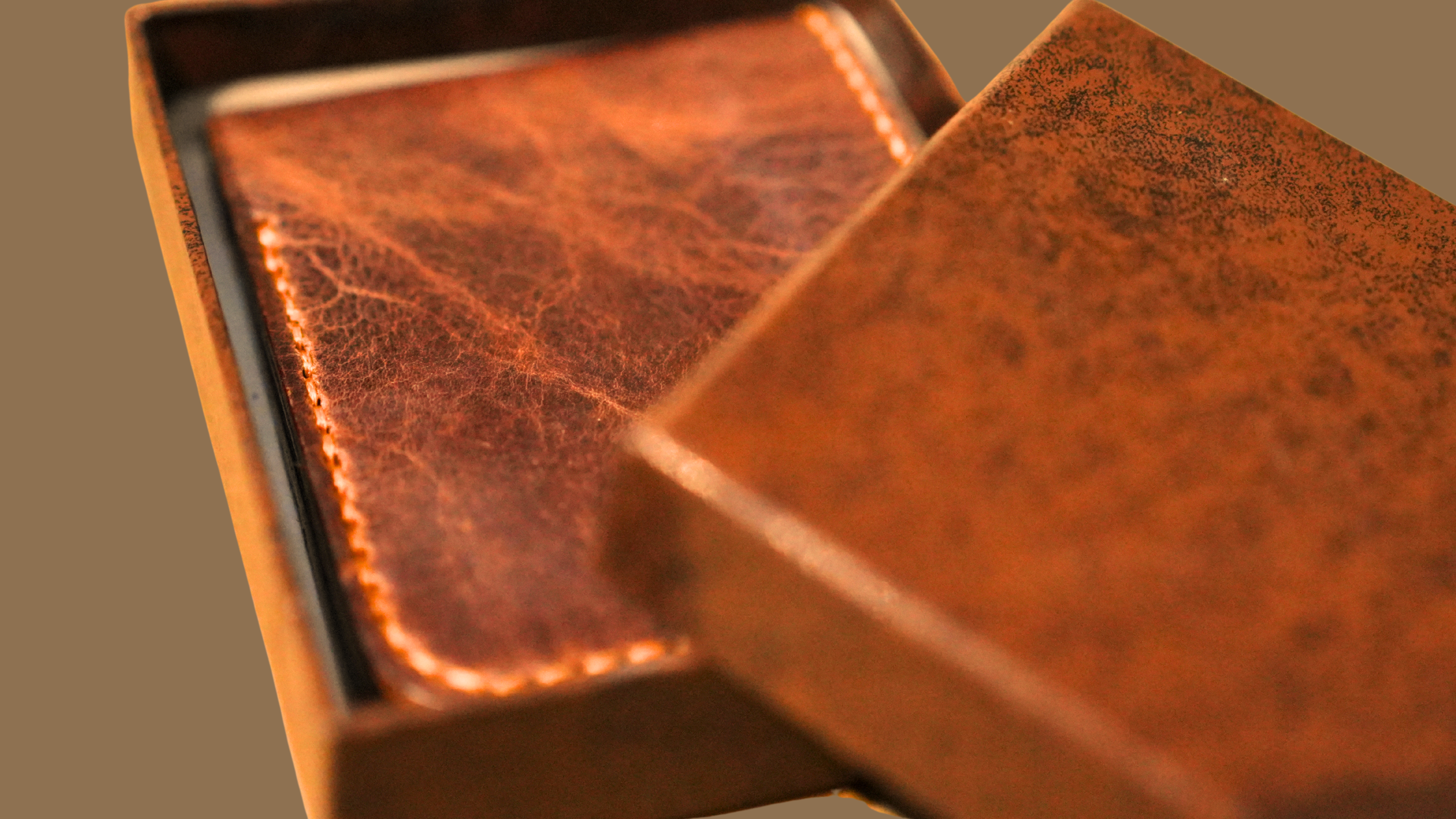 Hand-Stitched Genuine Leather Wallet by EXPORT TOP | Compact & Durable