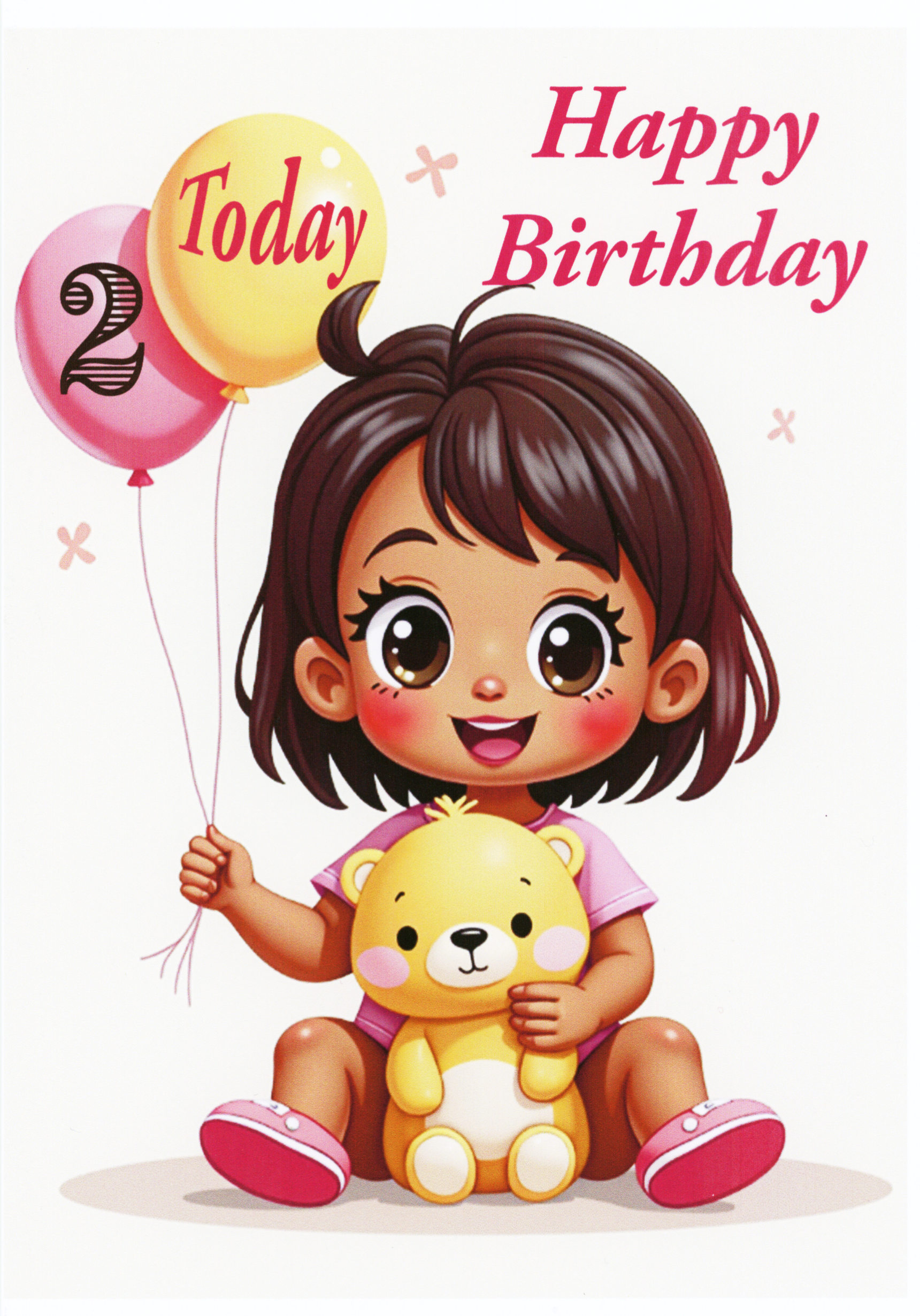 2nd Birthday Greeting Card
