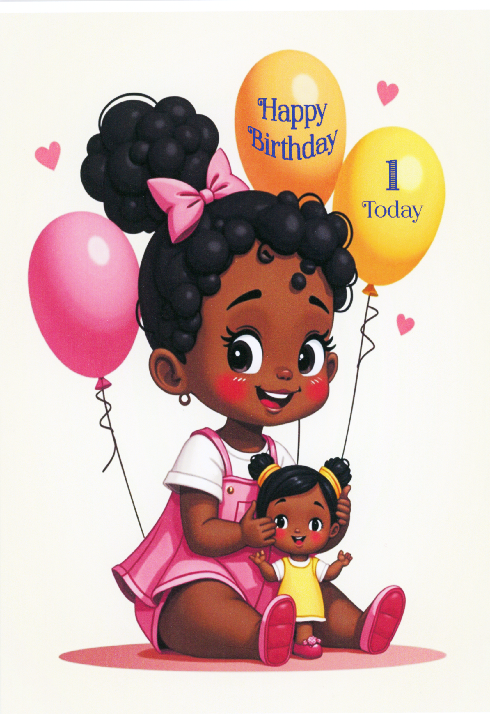 First Birthday Greeting Card