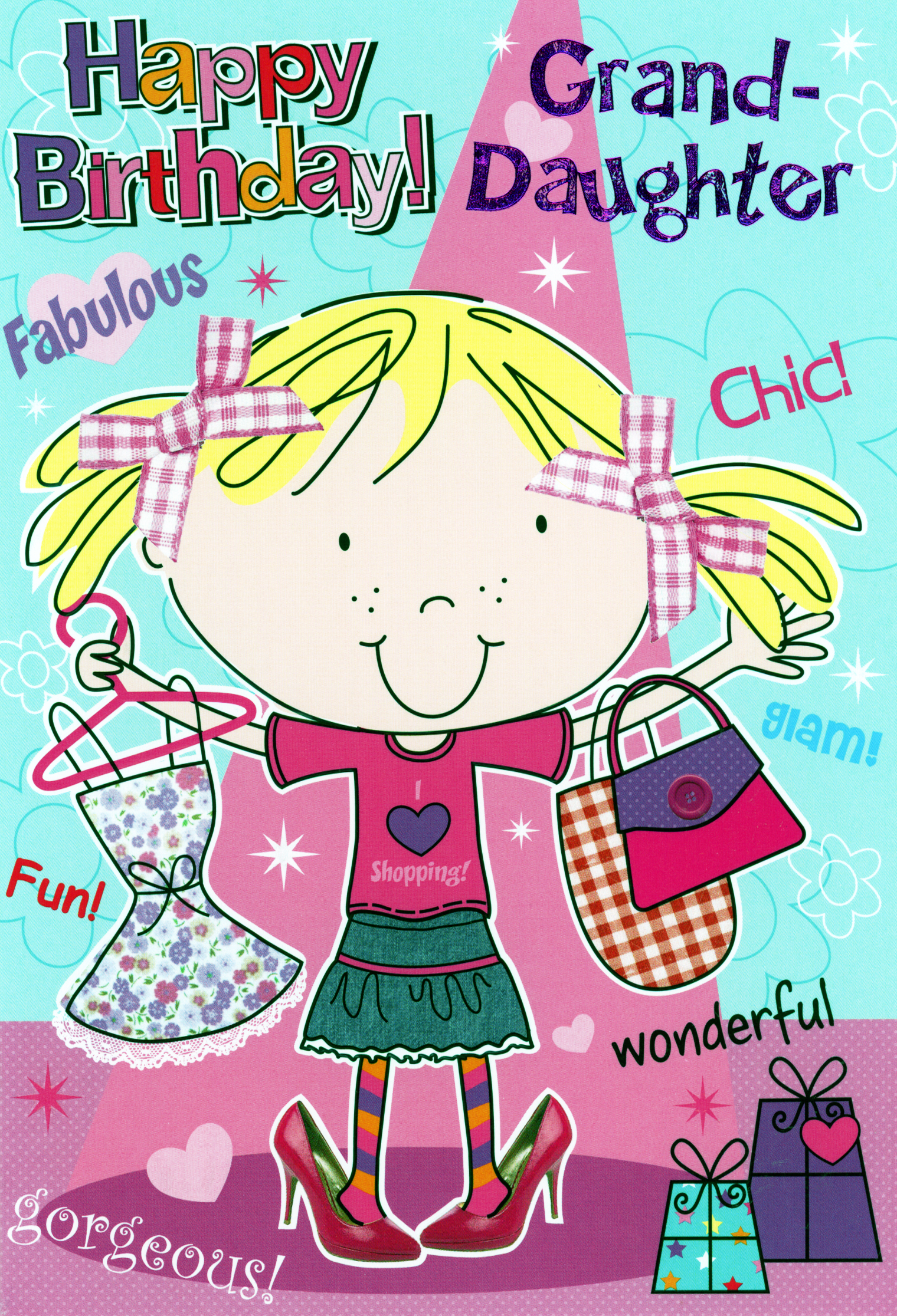 Happy Birthday Granddaughter Card