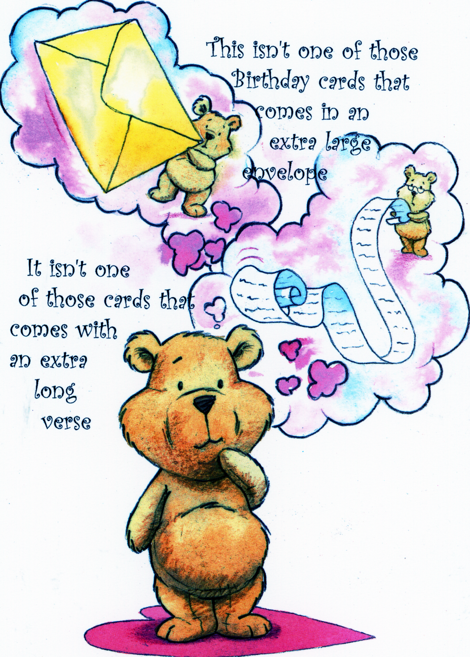 Bear Birthday Card