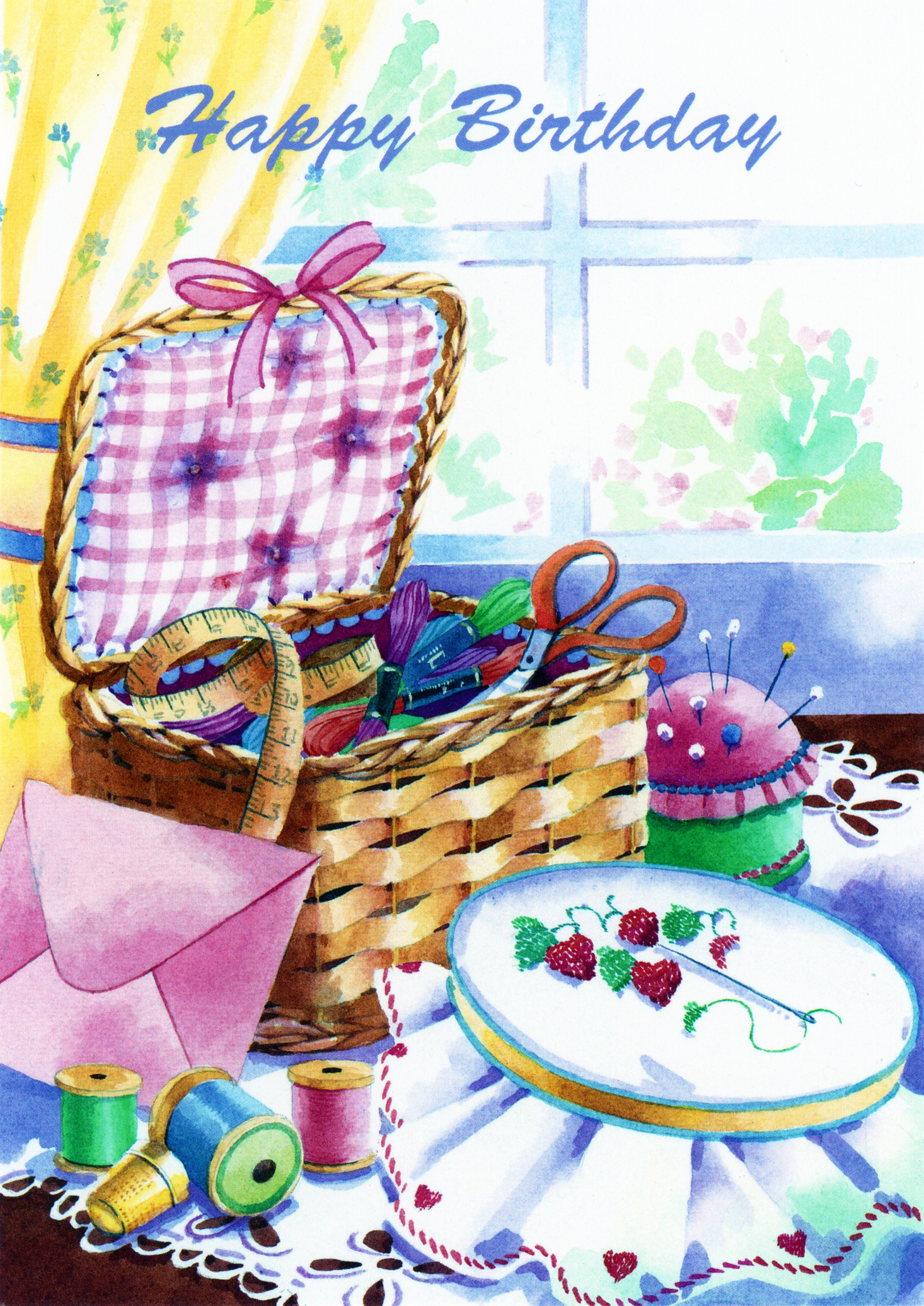 Sewing Basket Gift Set