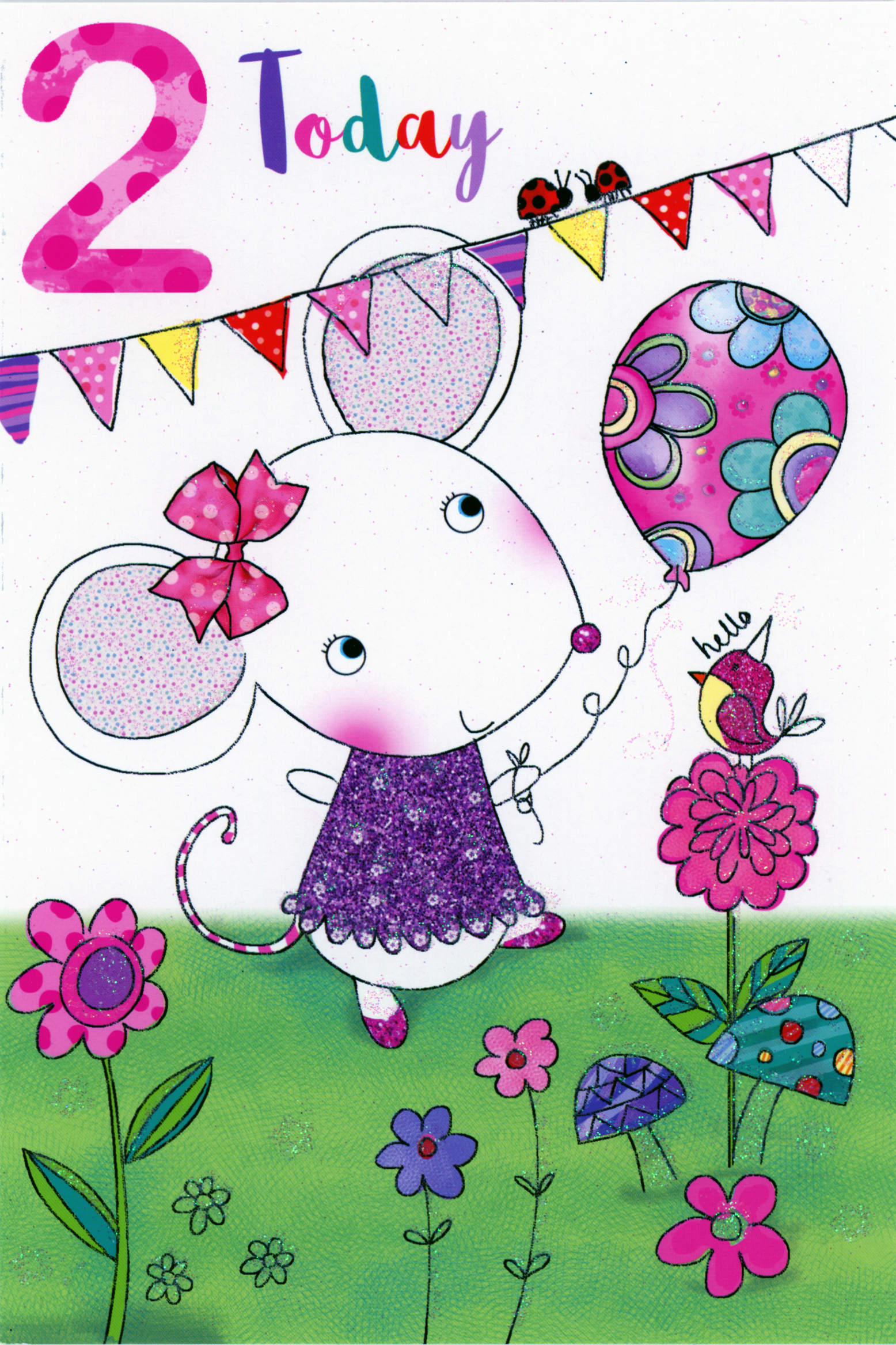 Happy 2nd Birthday Card