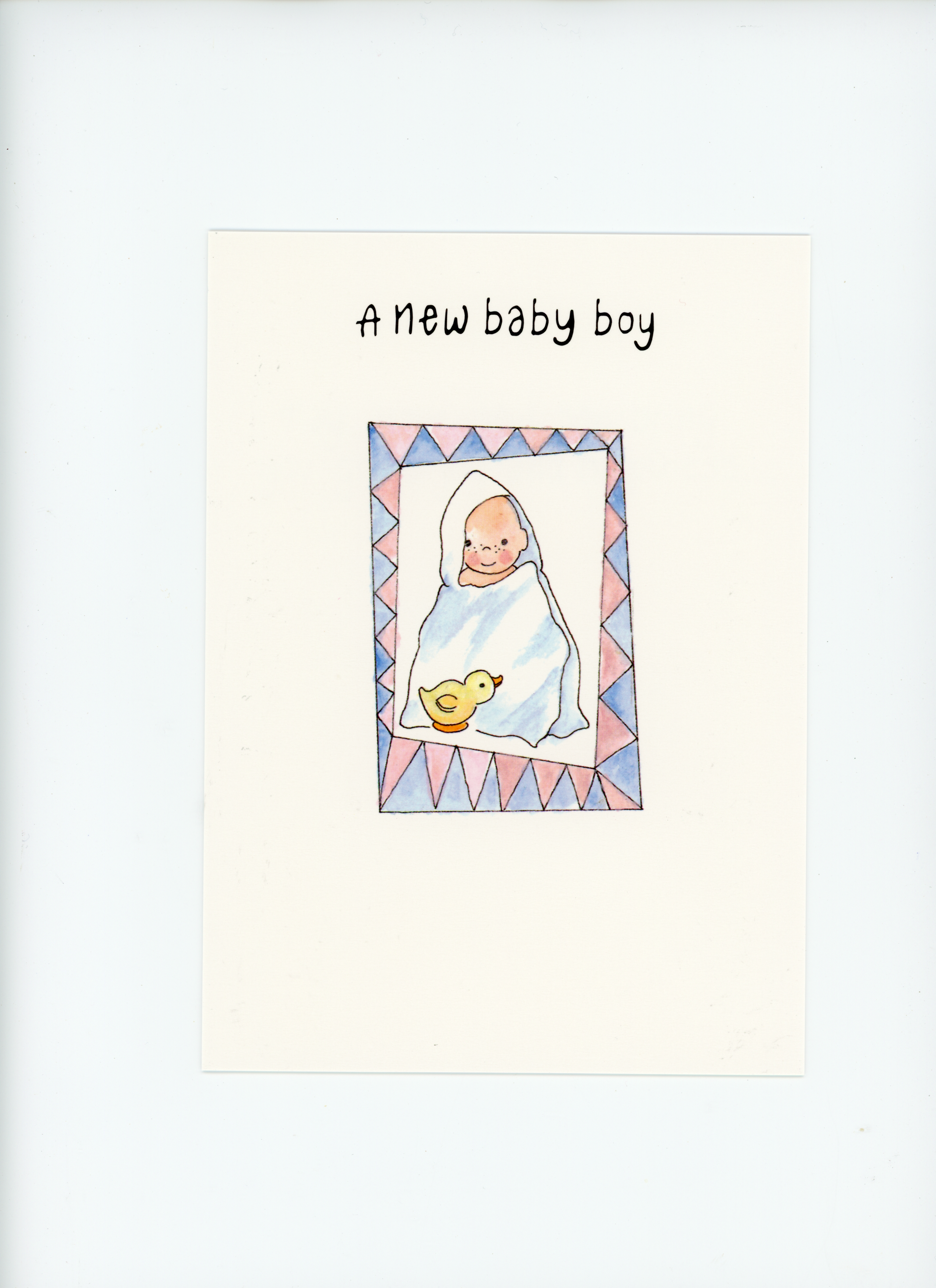 New Baby Boy Greeting Card