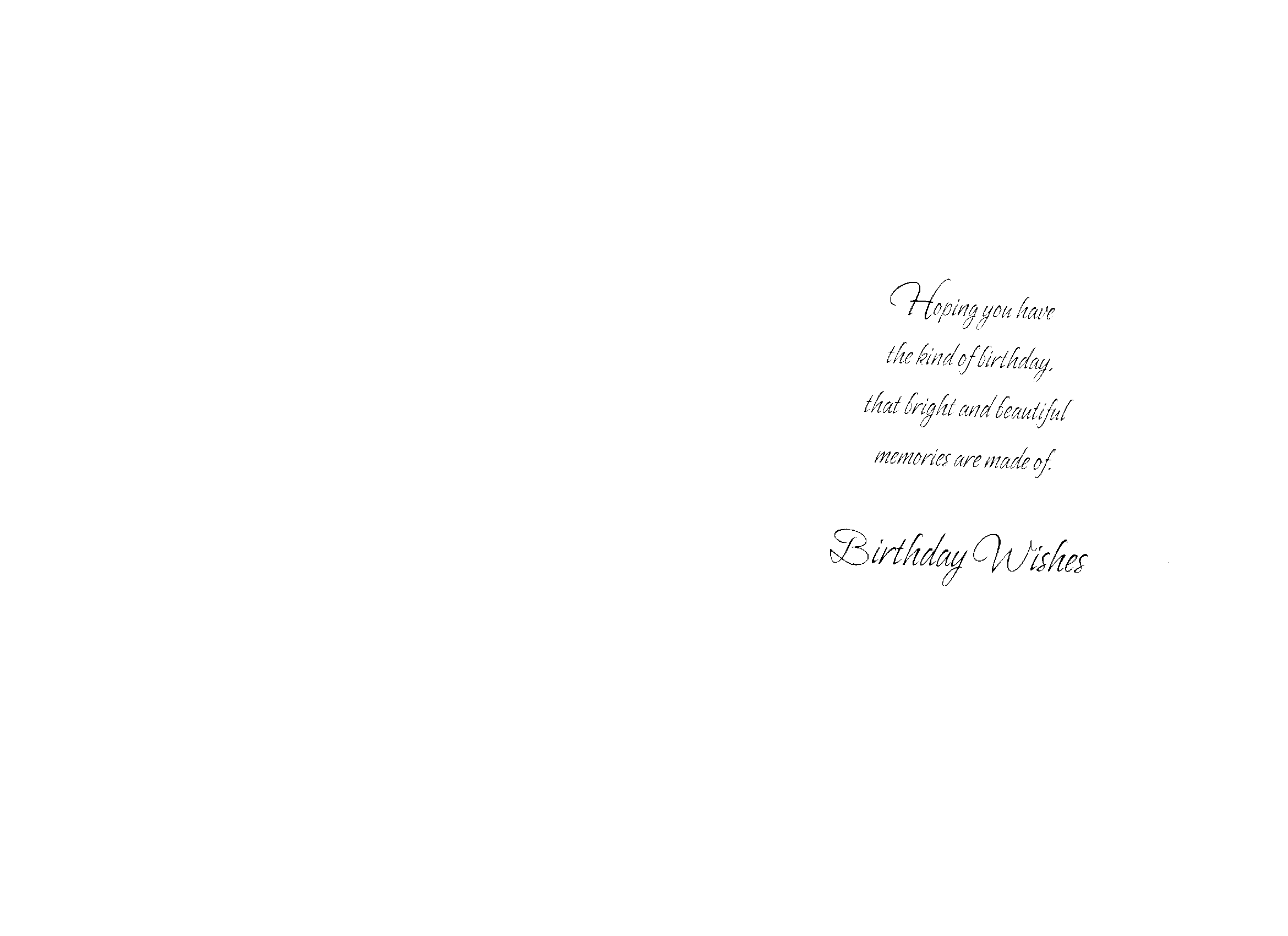 Birthday Greeting Card