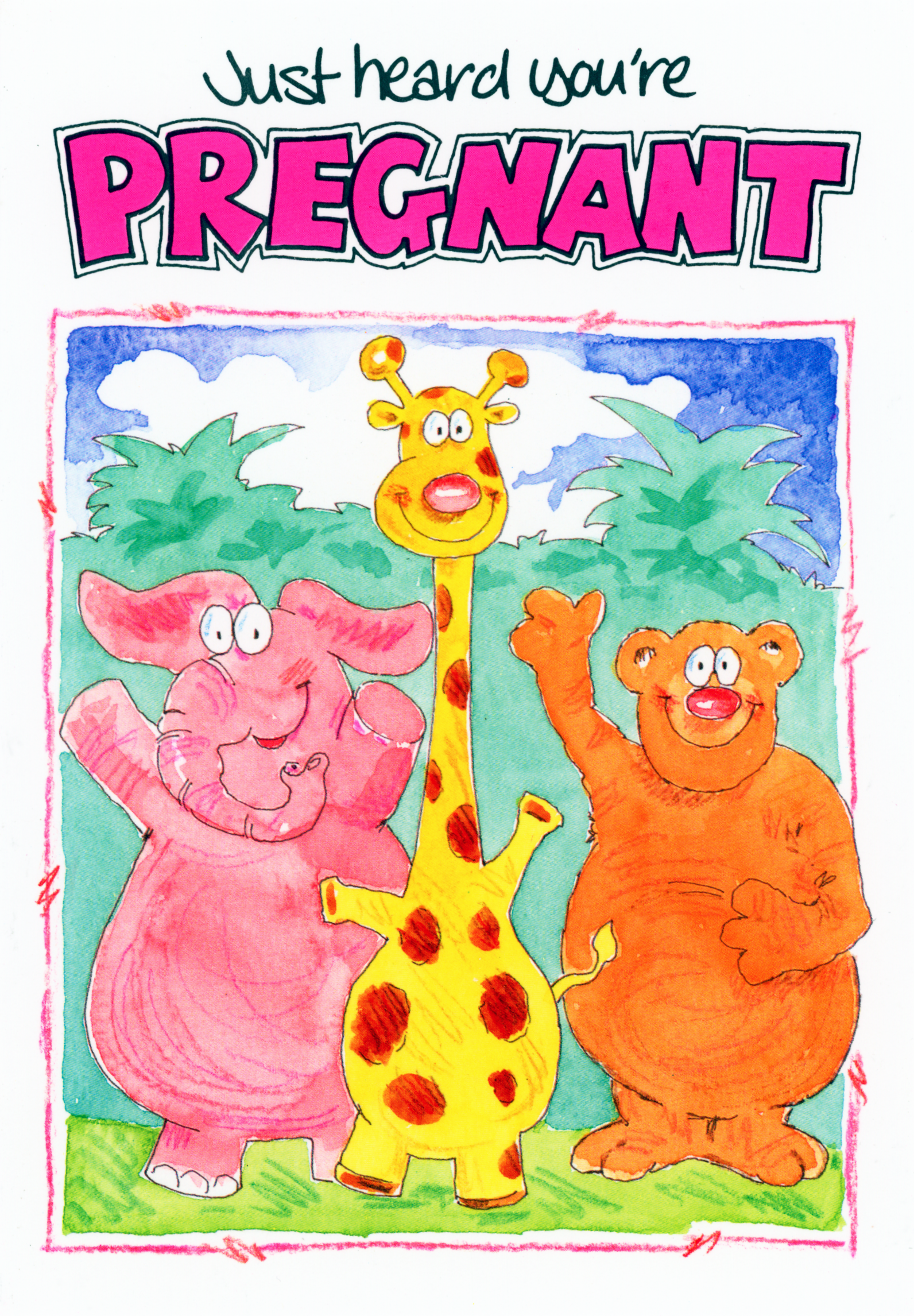 Pregnancy Announcement Card