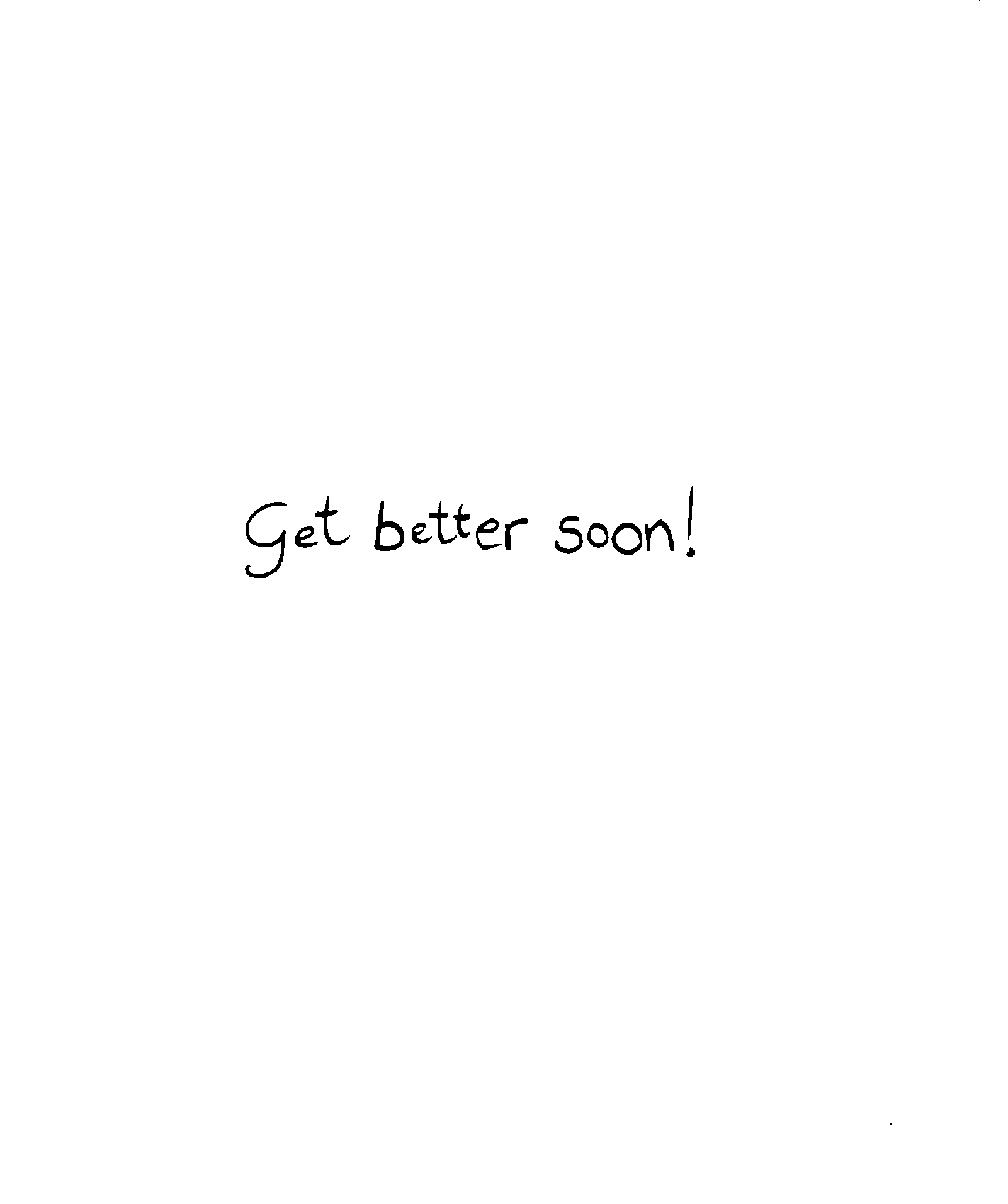 Get Well Soon Greeting Card