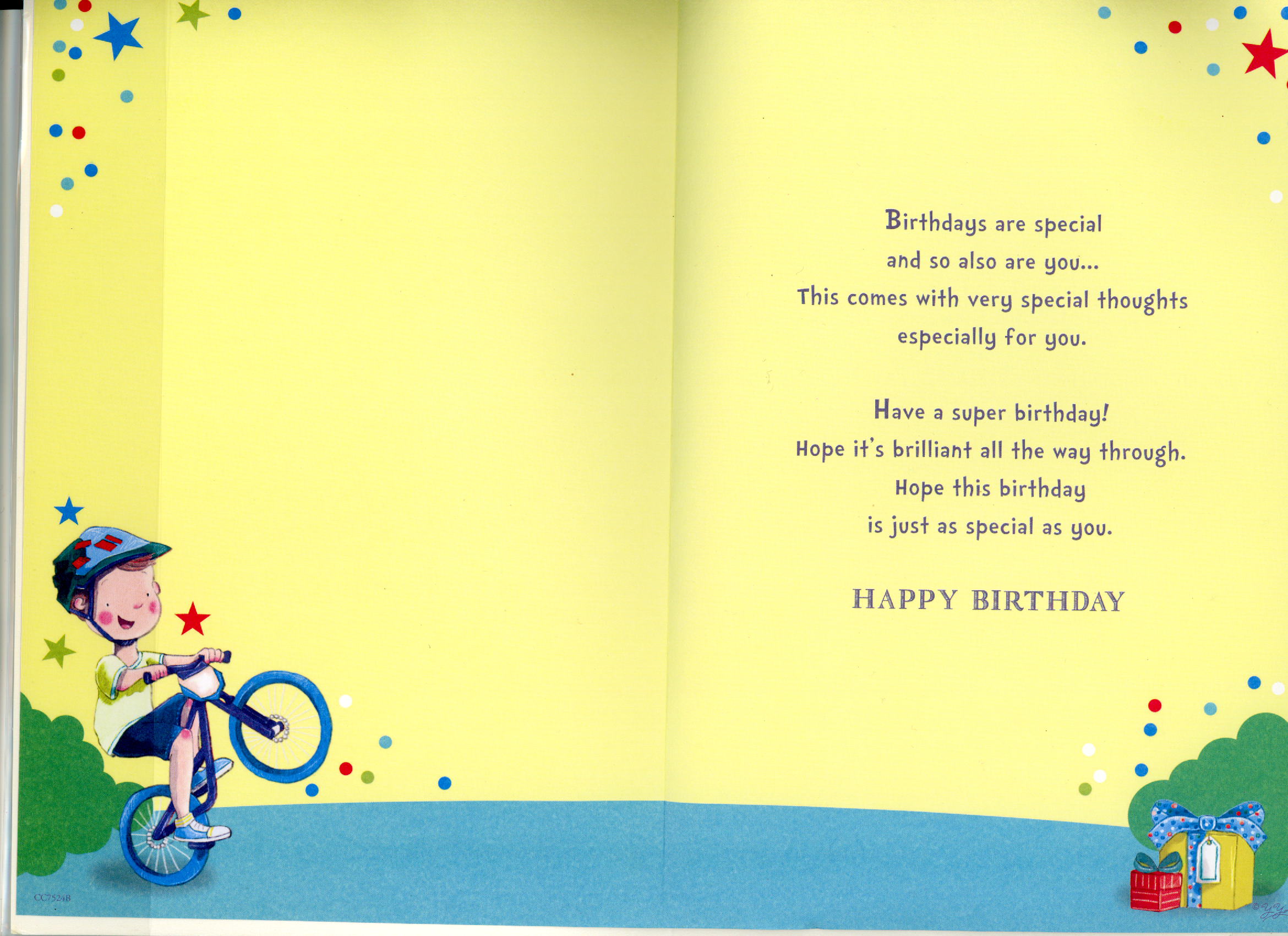 Birthday Card for Grandson with Badge