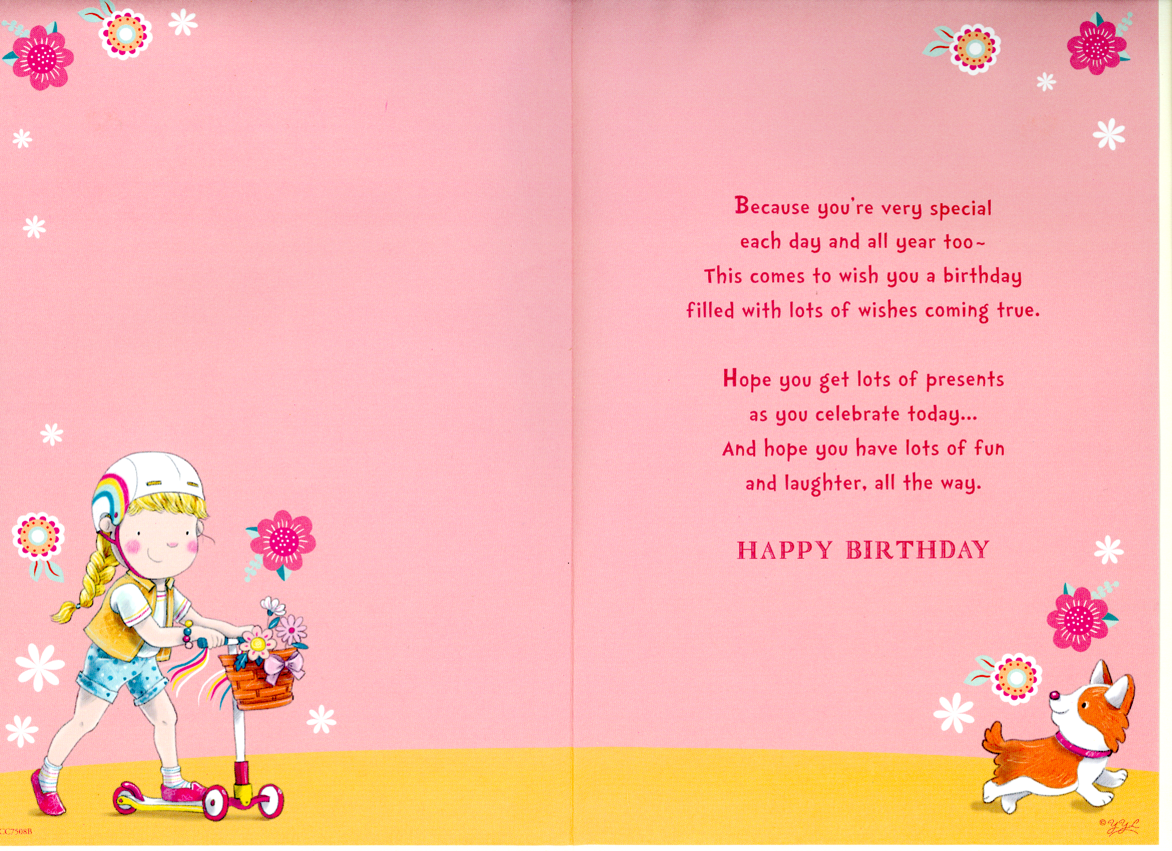 Special Granddaughter Birthday Card with Badge