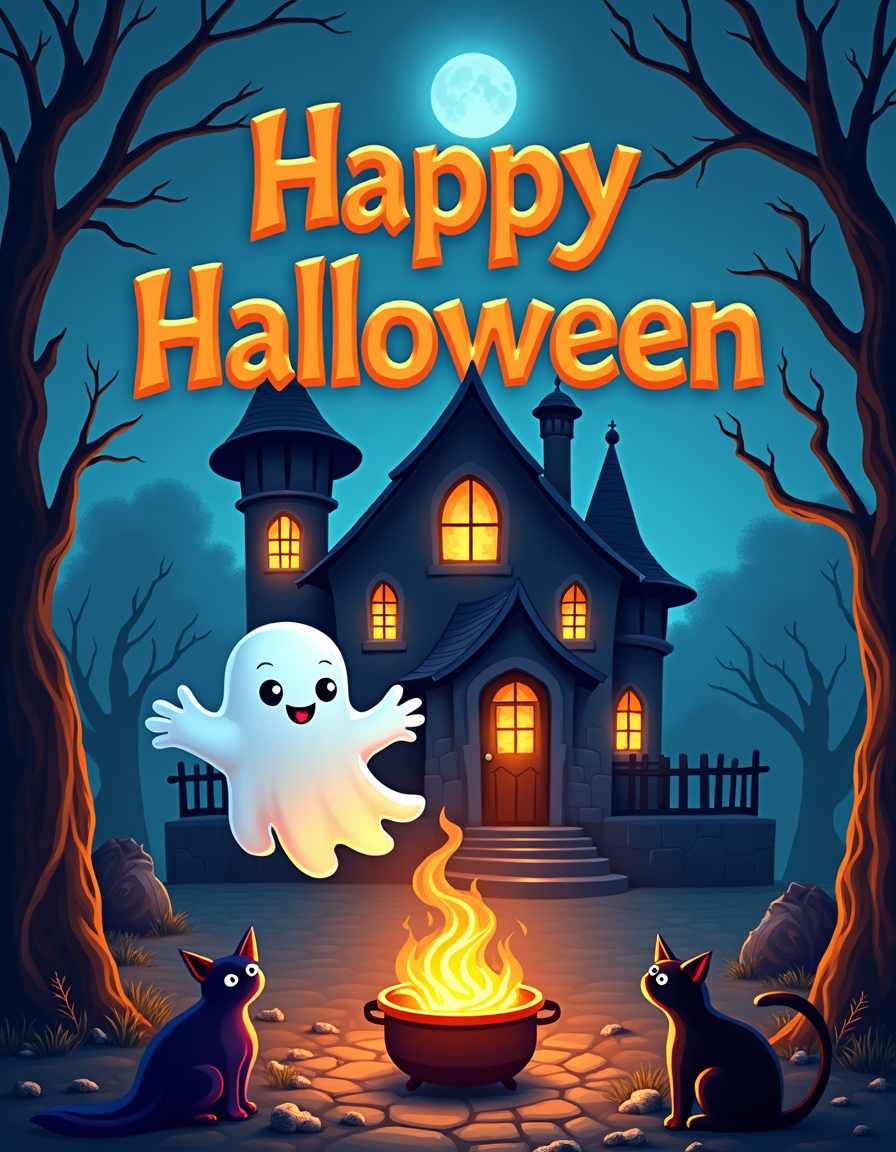 Children's Halloween 20 Page Book