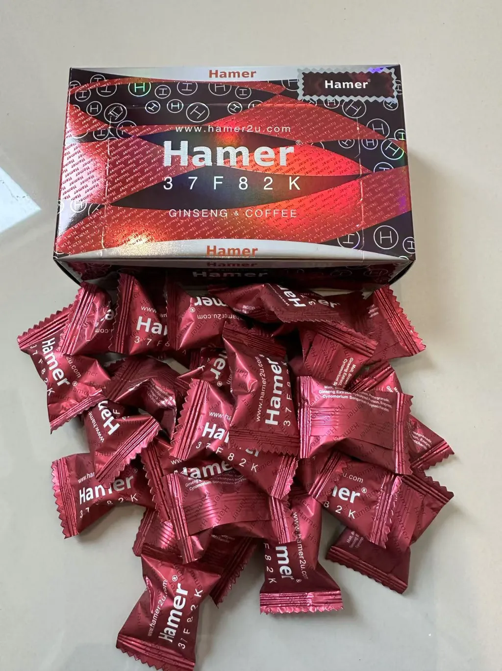 Hamer Ginseng & Coffee 30pcs | 悍马红糖 30颗粒