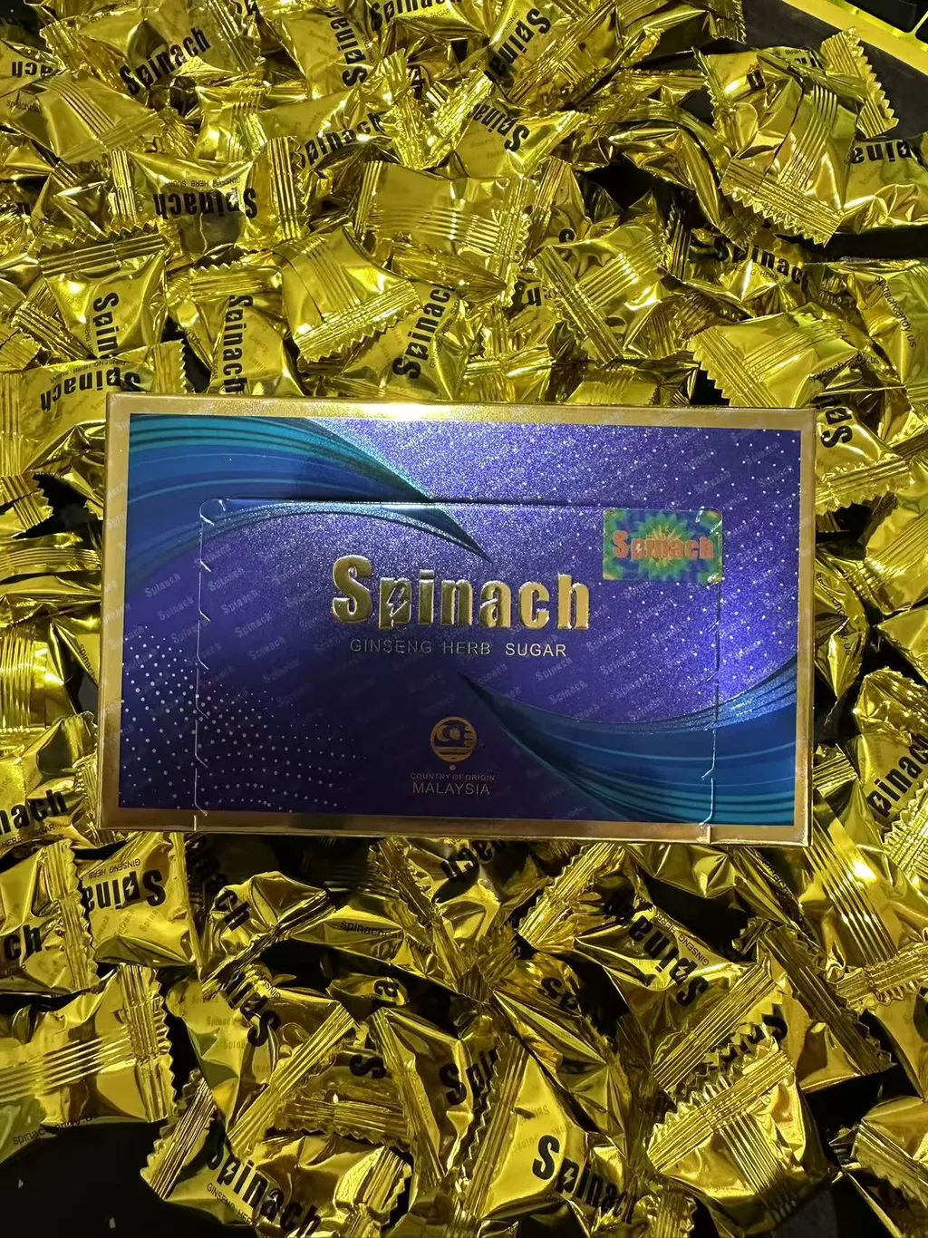 Spinach Ginseng Herb Sugar 30pcs | 悍马金糖 30颗粒