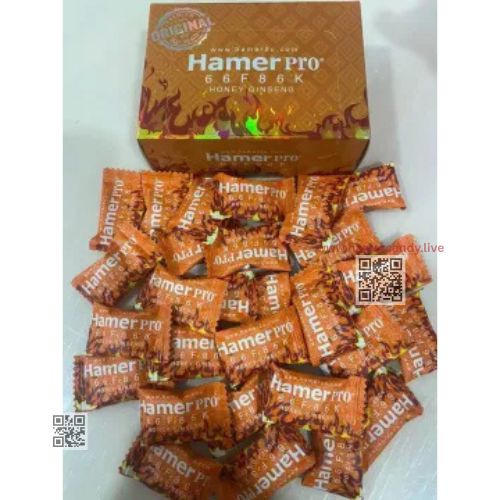 Hamer Pro Honey Ginseng 33pcs | 悍马Pro蜂蜜人参糖 33颗粒