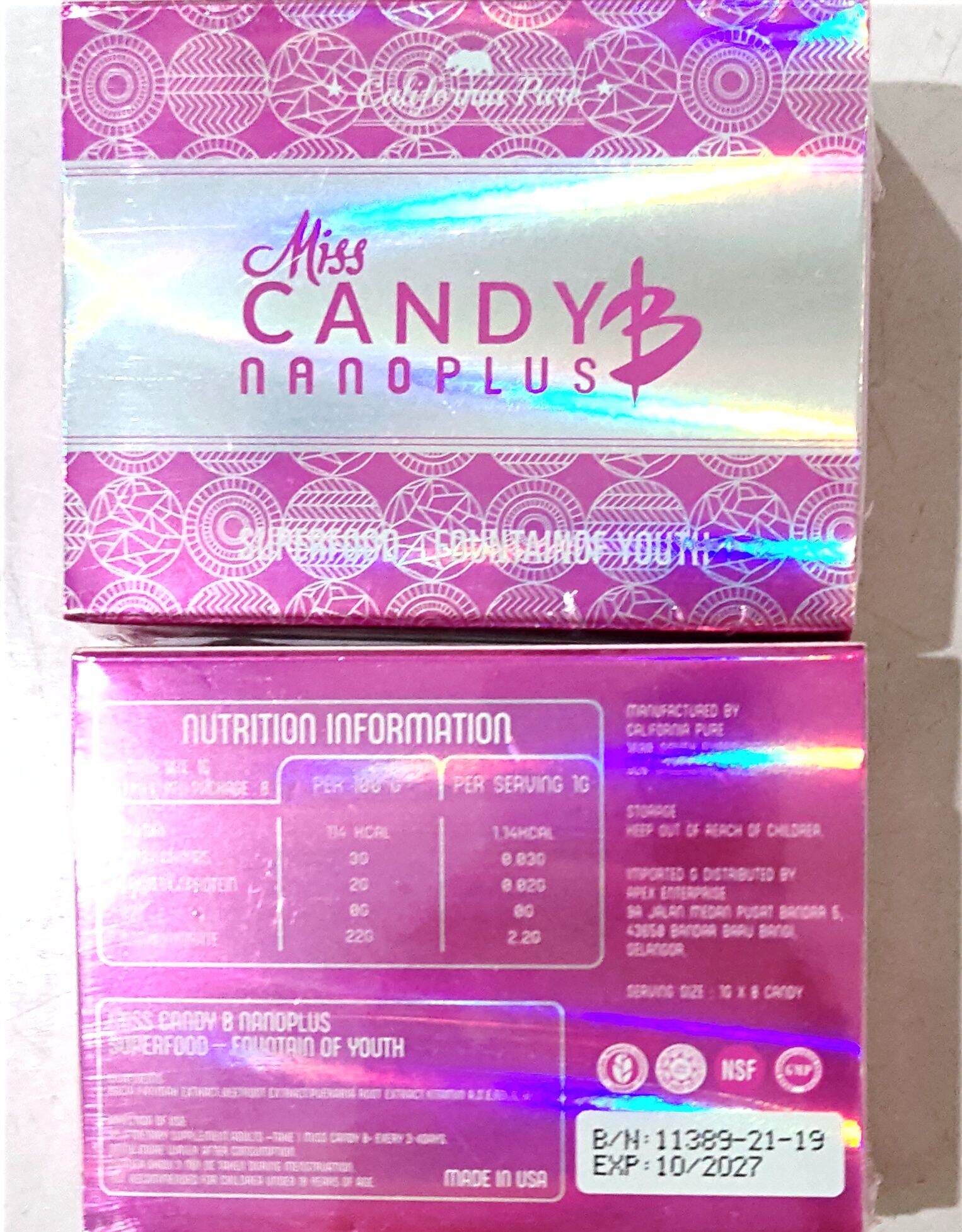 Miss Candy B NanoPlus 8pcs