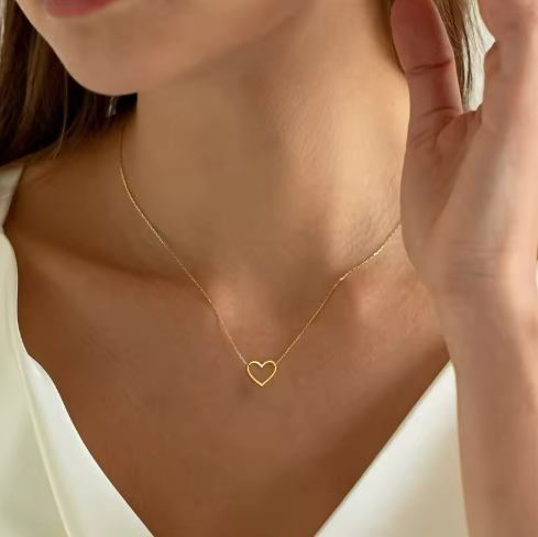Gold Heart Necklace