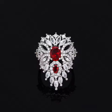 13745 eQJTBMAiKzmp item - New 4-Piece Party Jewelry Set for Women