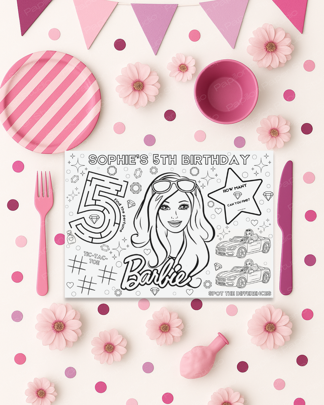 Barbie Activity Sheet