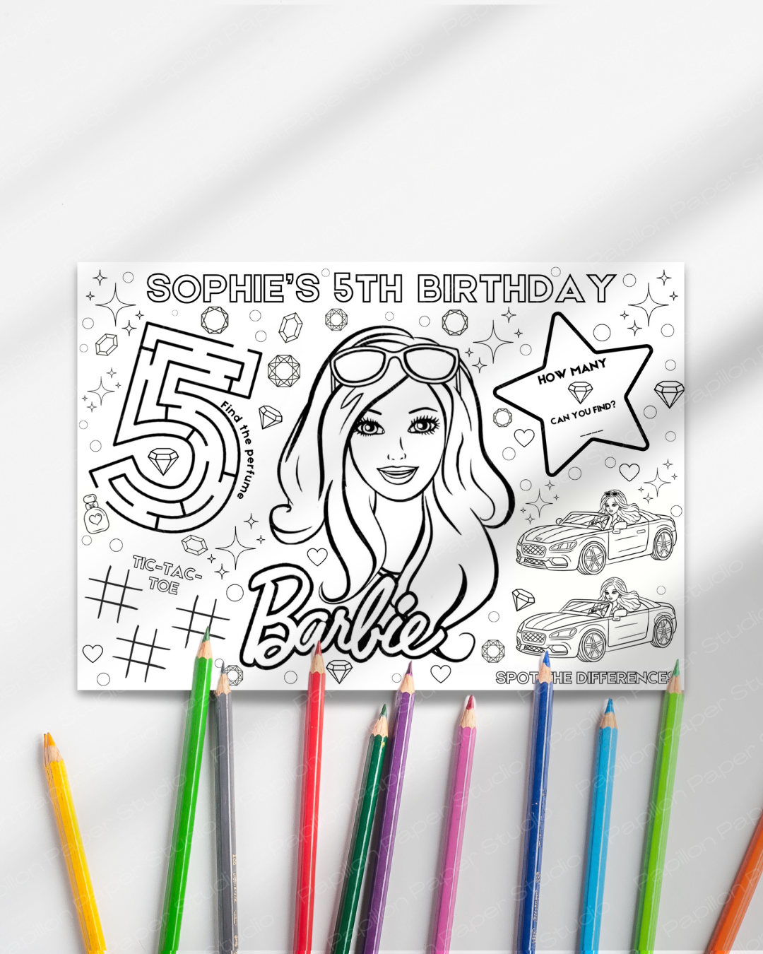 Barbie Activity Sheet