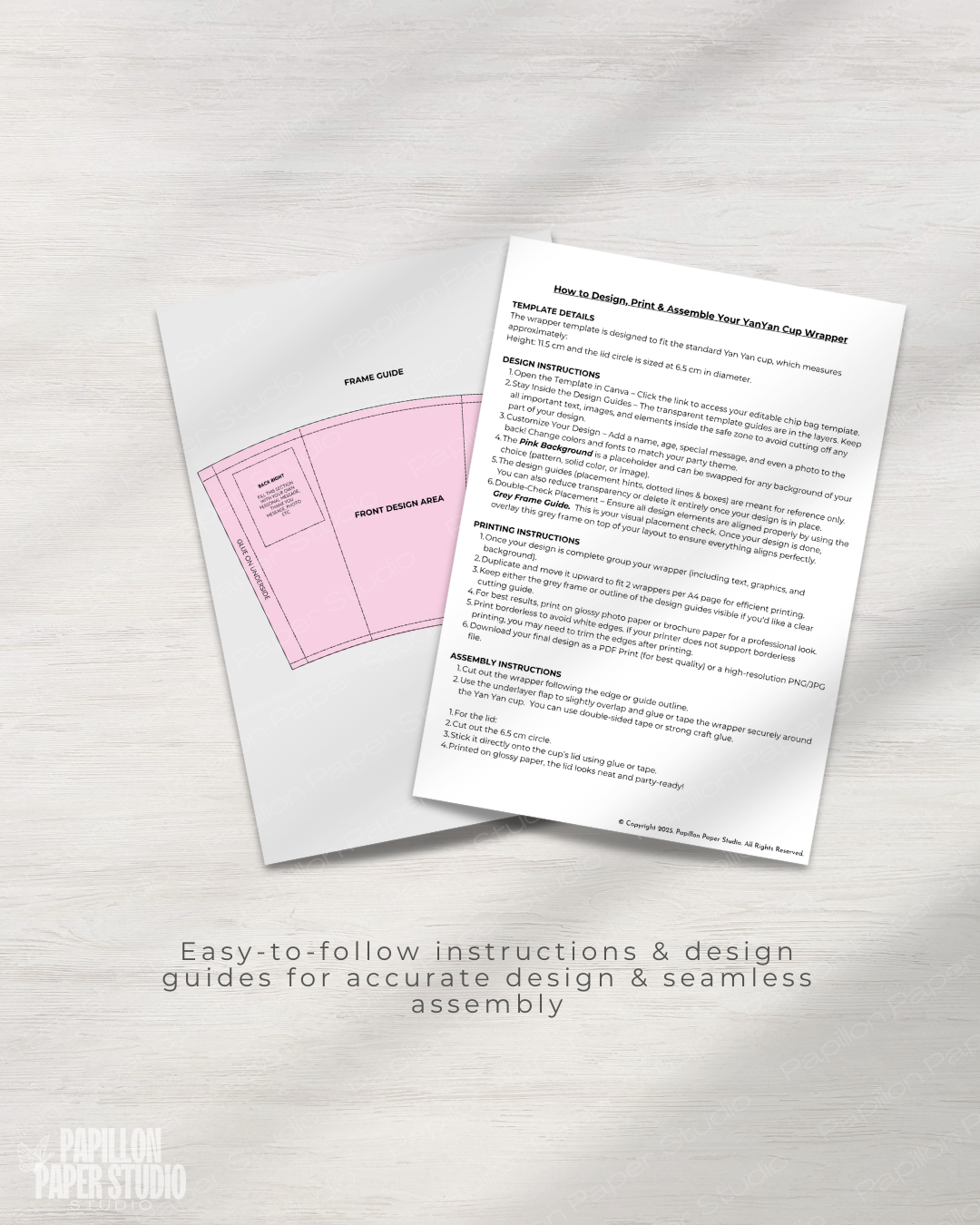 Blank YanYan Cup Wrapper