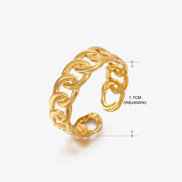 Luxe Cuban Link Ring
