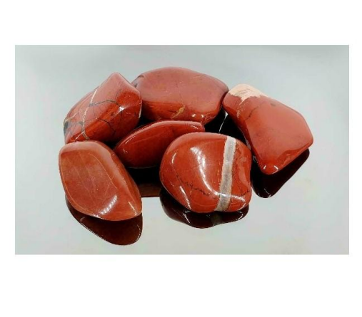 Rodado de jaspe rojo