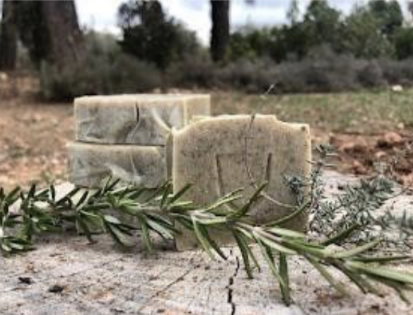 JABÓN DE ROMERO, TOMILLO Y SALVIA