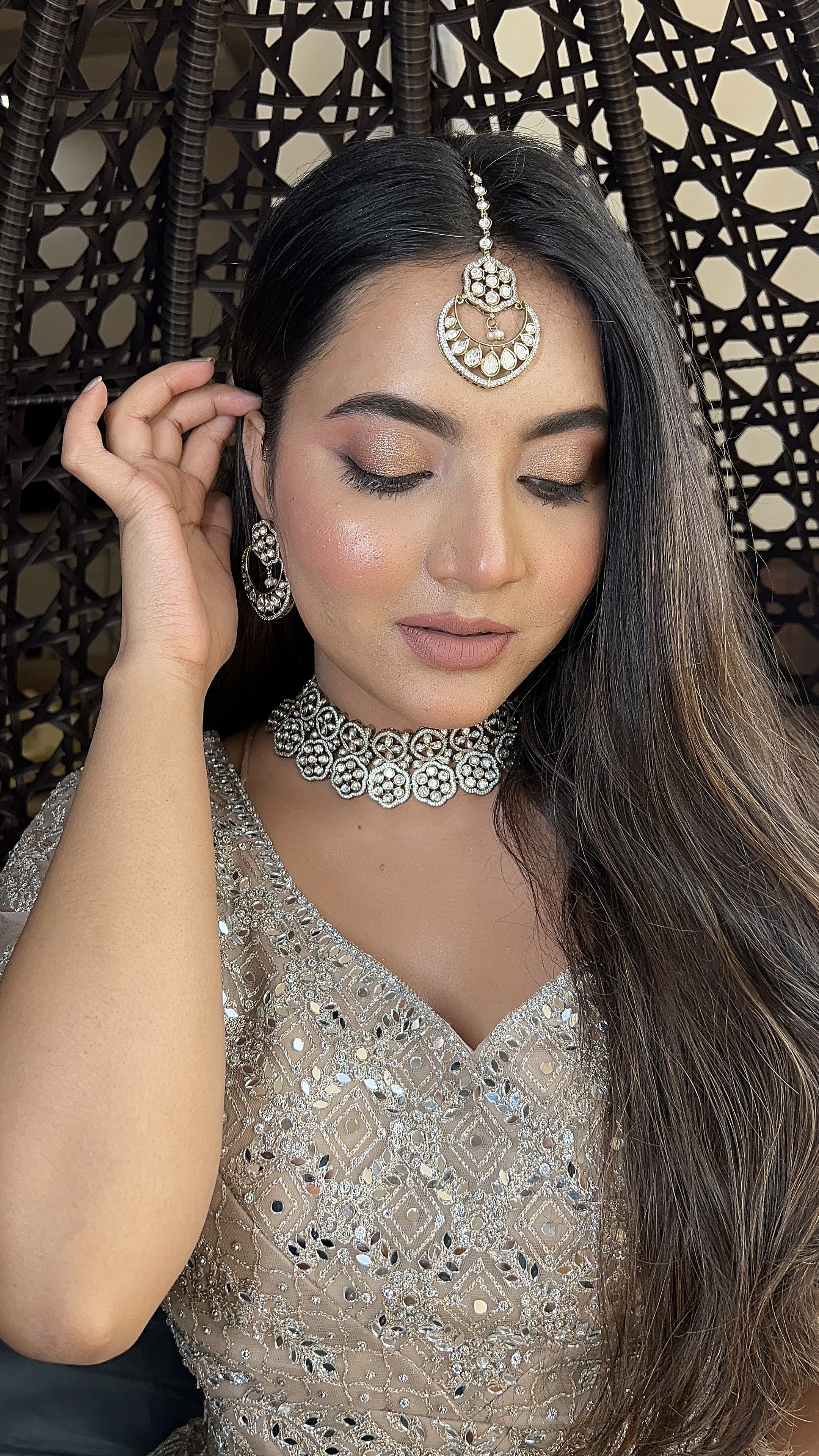 Royal Bloom Kundan Bridal Jewellery Set