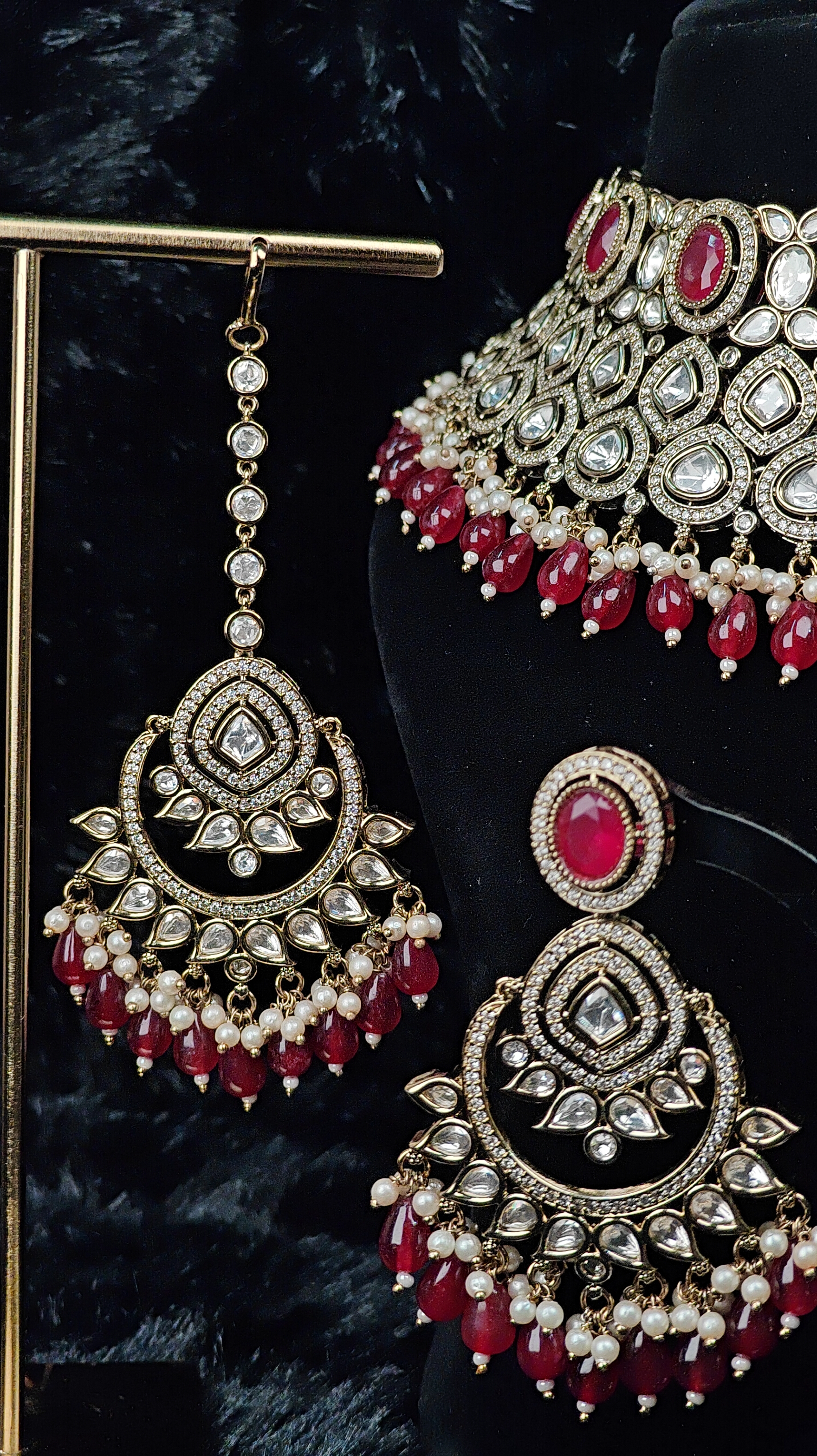 Traditional Bridal Kundan Jewelry Set