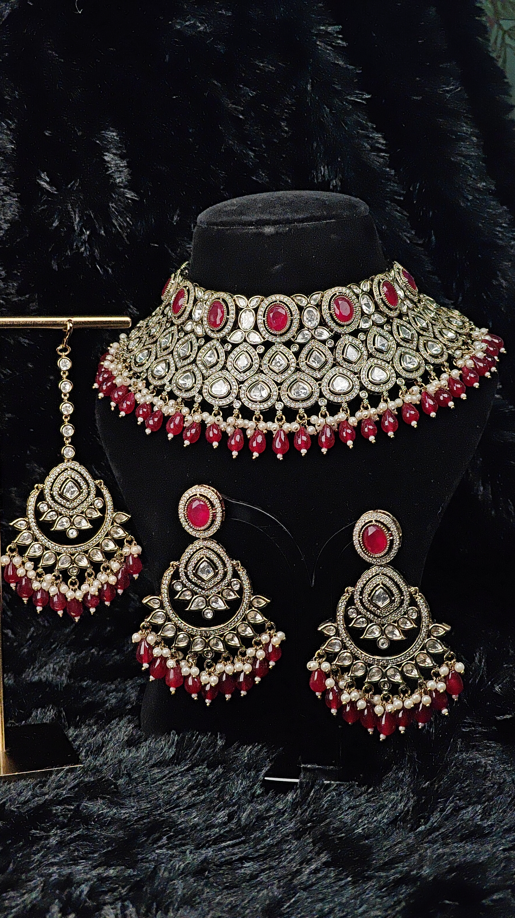 Traditional Bridal Kundan Jewelry Set