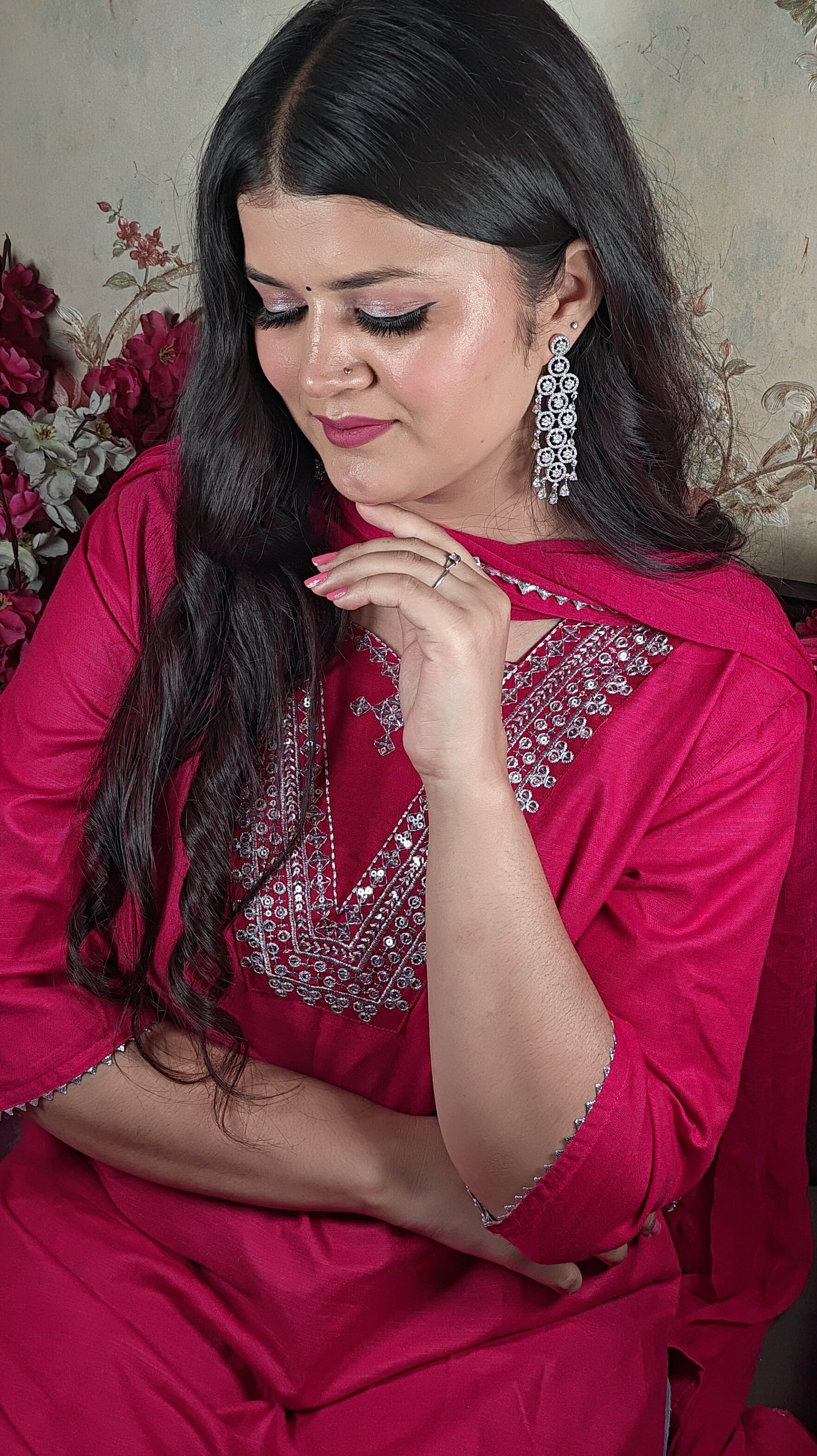 Elegant CZ Cascading Earrings