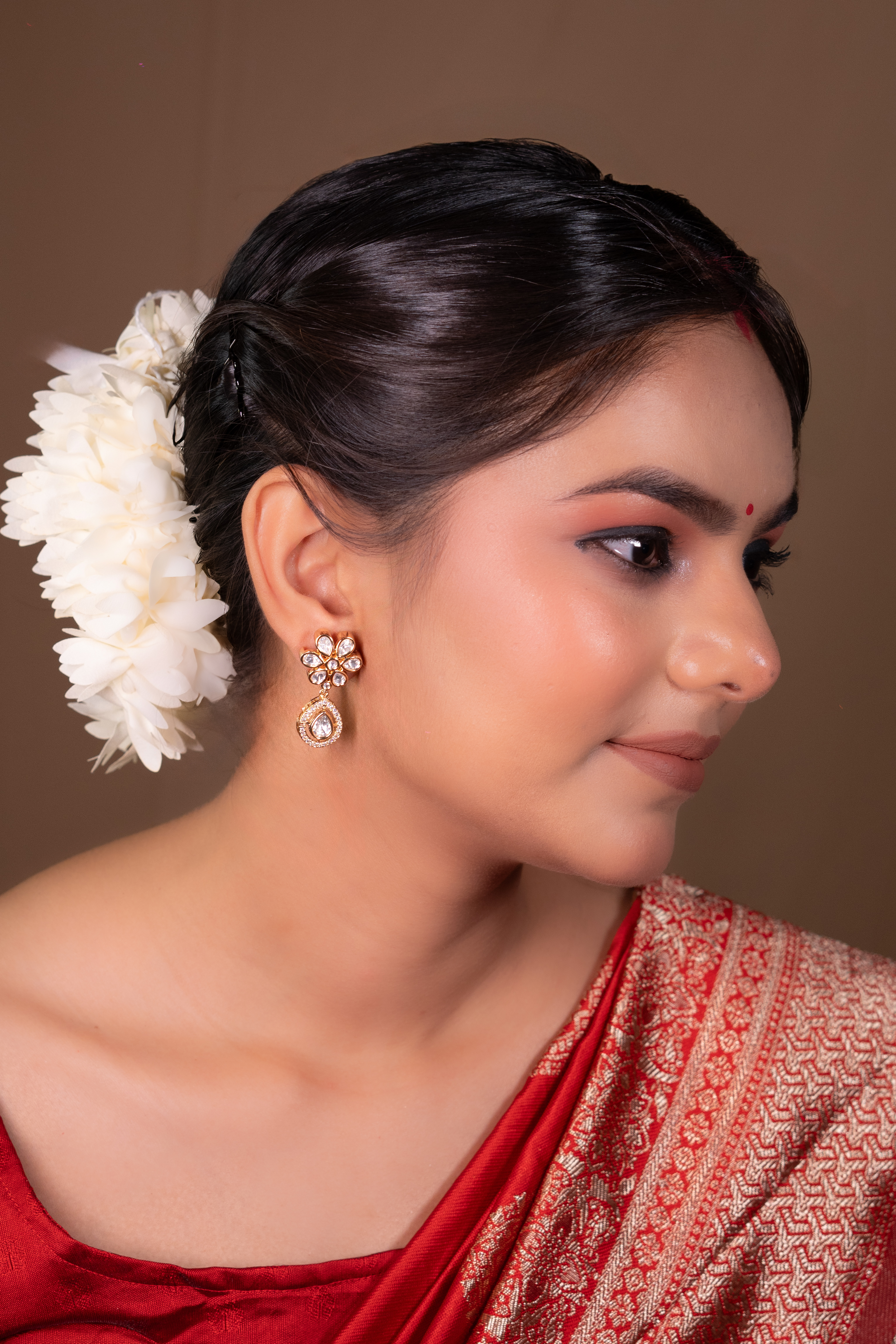 Classic Gold Teardrop Kundan