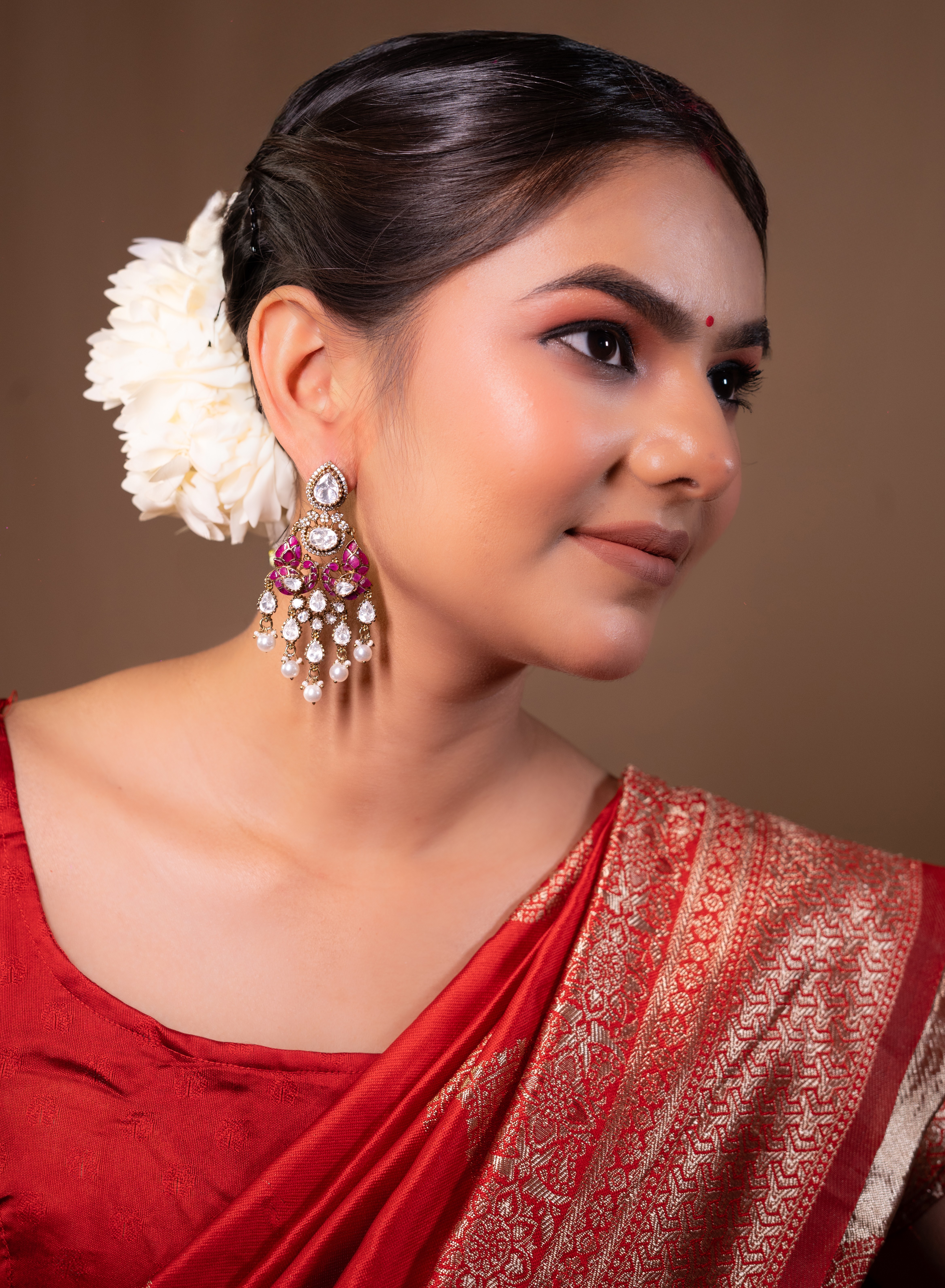 Vintage Meenakari Kundan Grace