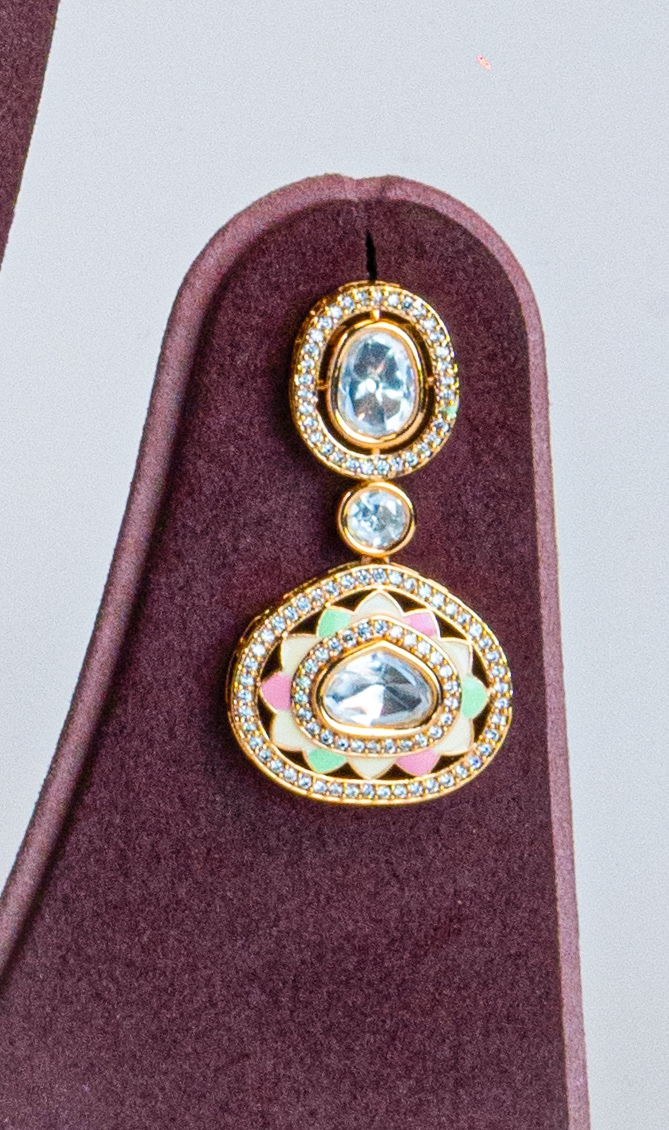 Multicolour Meenakari Kundan Necklace